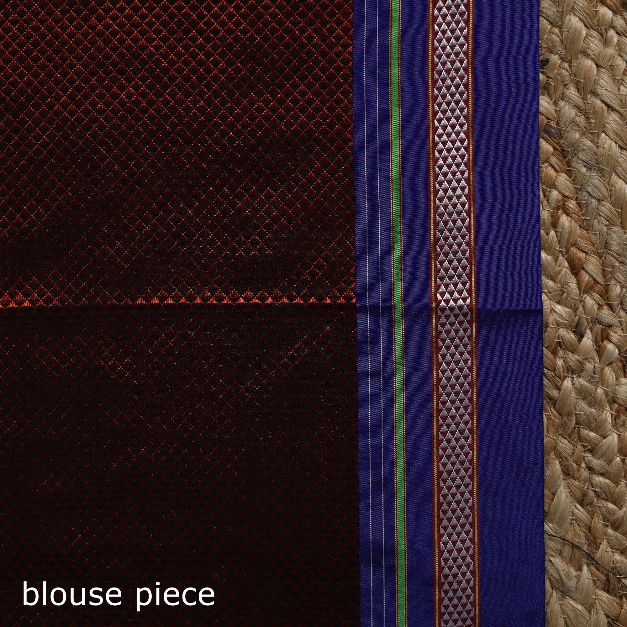 Nath Work Silk Cotton Khun Saree 15 sold by Itokri product image thumbnail 5