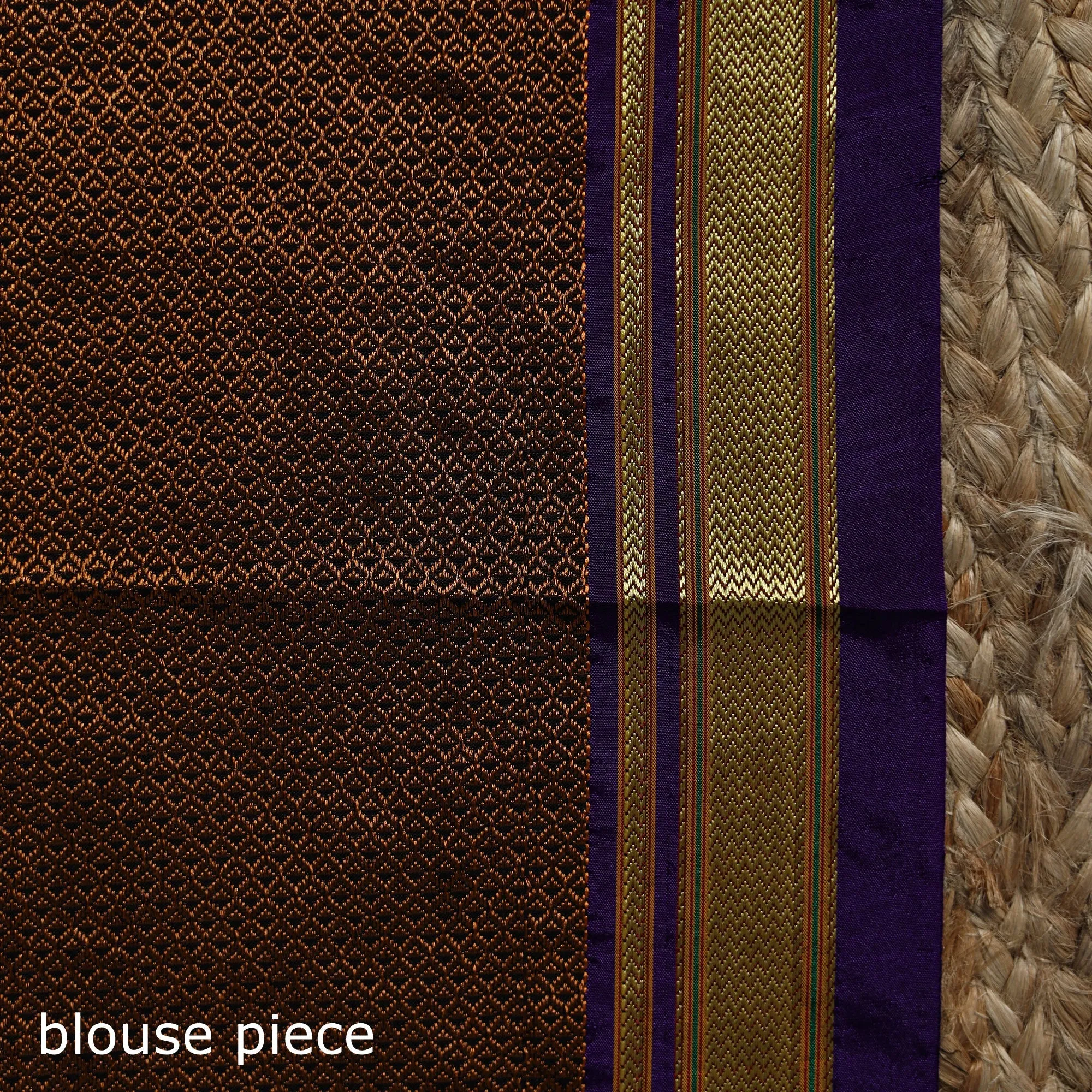 Nath Work Silk Cotton Khun Saree 12 sold by Itokri product image thumbnail 5