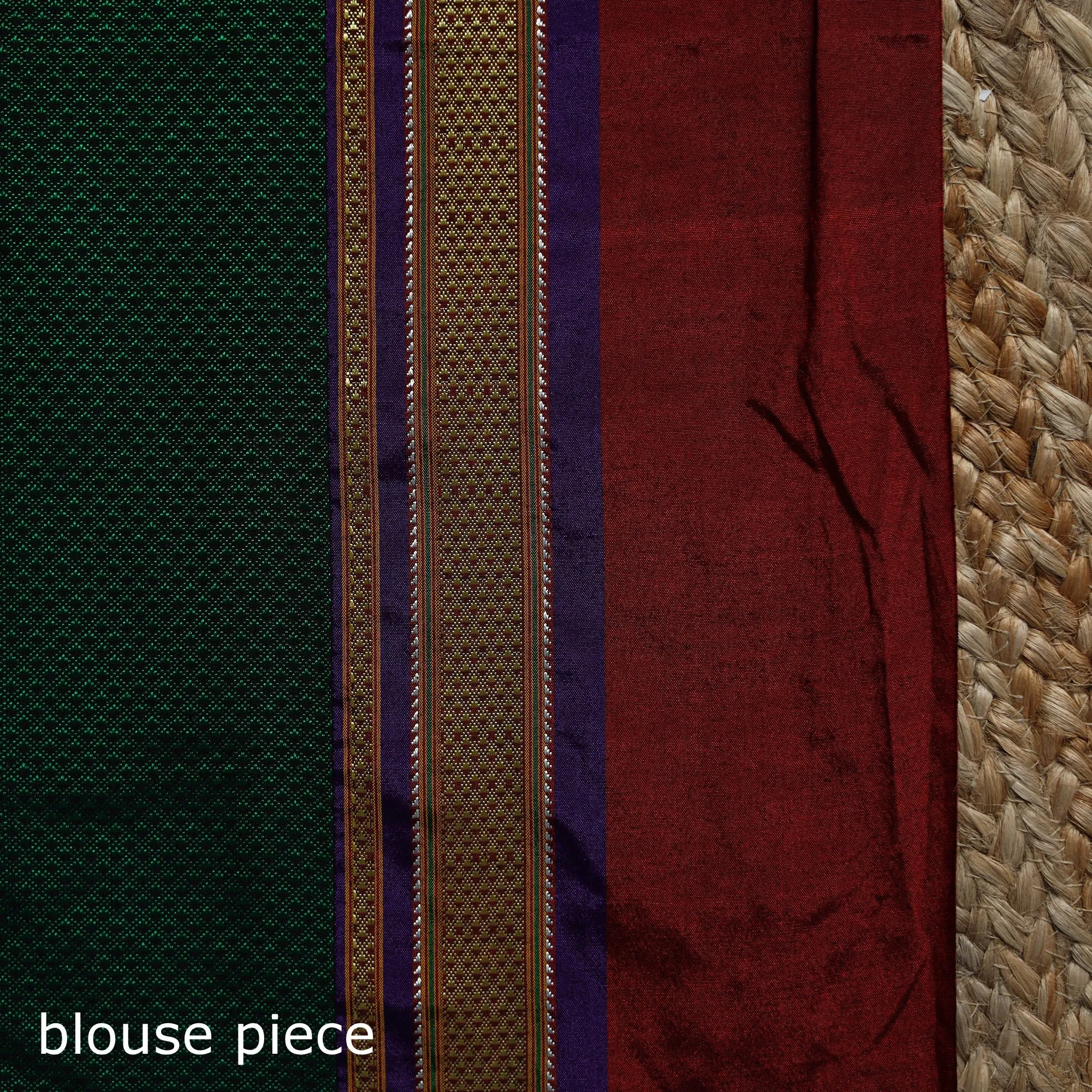 Nath Work Silk Cotton Khun Saree 08 sold by Itokri product image thumbnail 5