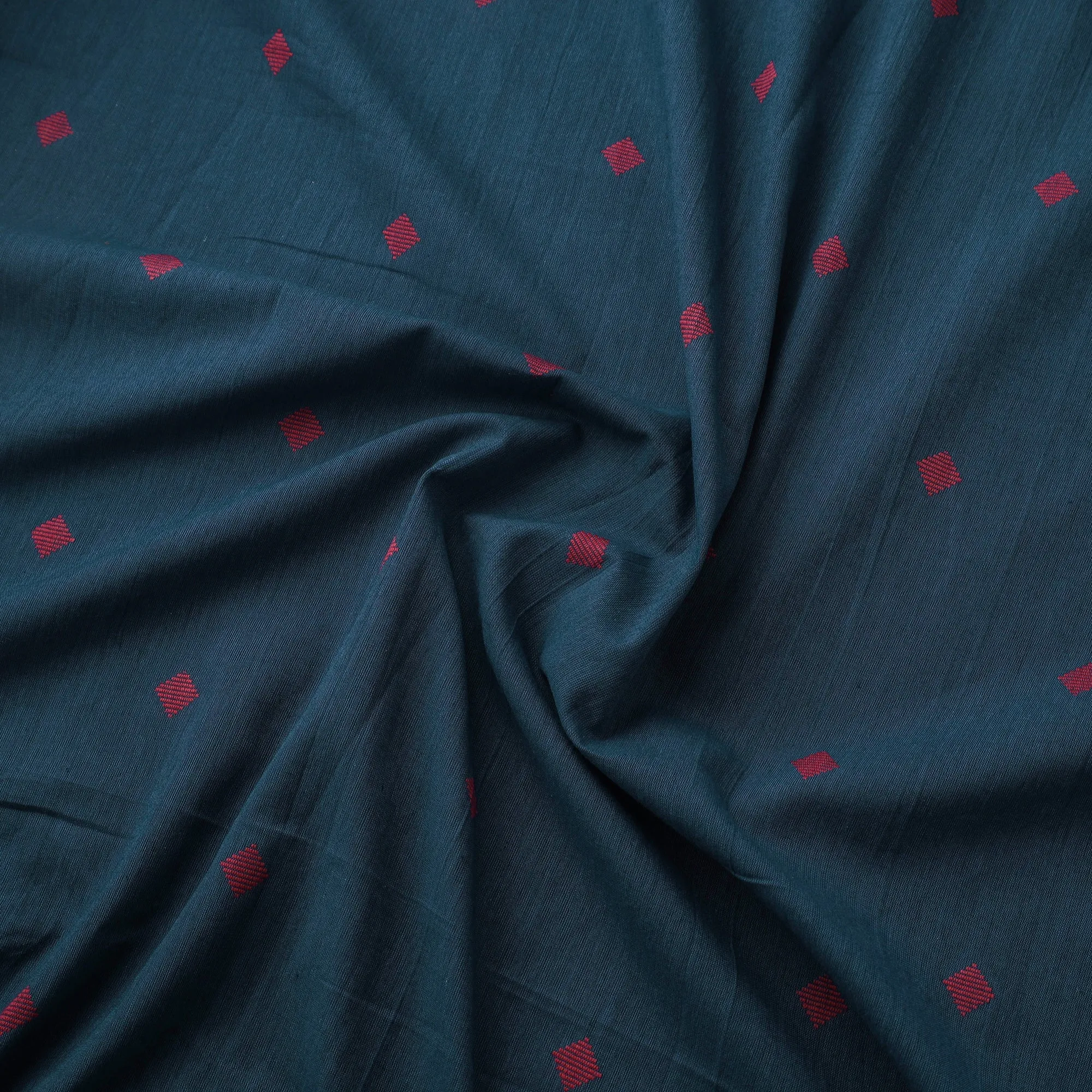 Blue - Prewashed Cotton Jacquard Fabric 09 sold by Itokri product image thumbnail 3