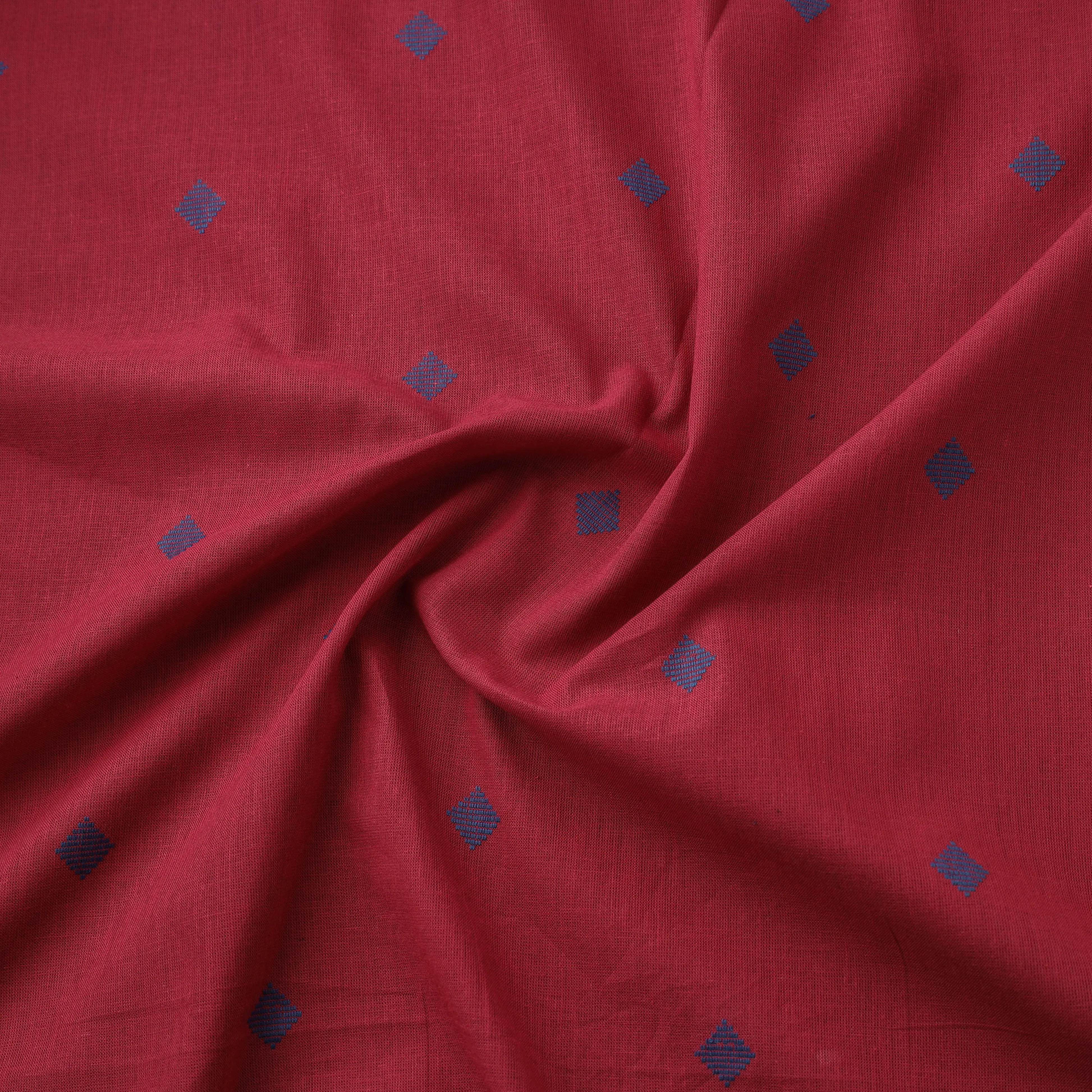 Red - Prewashed Cotton Jacquard Fabric 08 sold by Itokri product image thumbnail 3