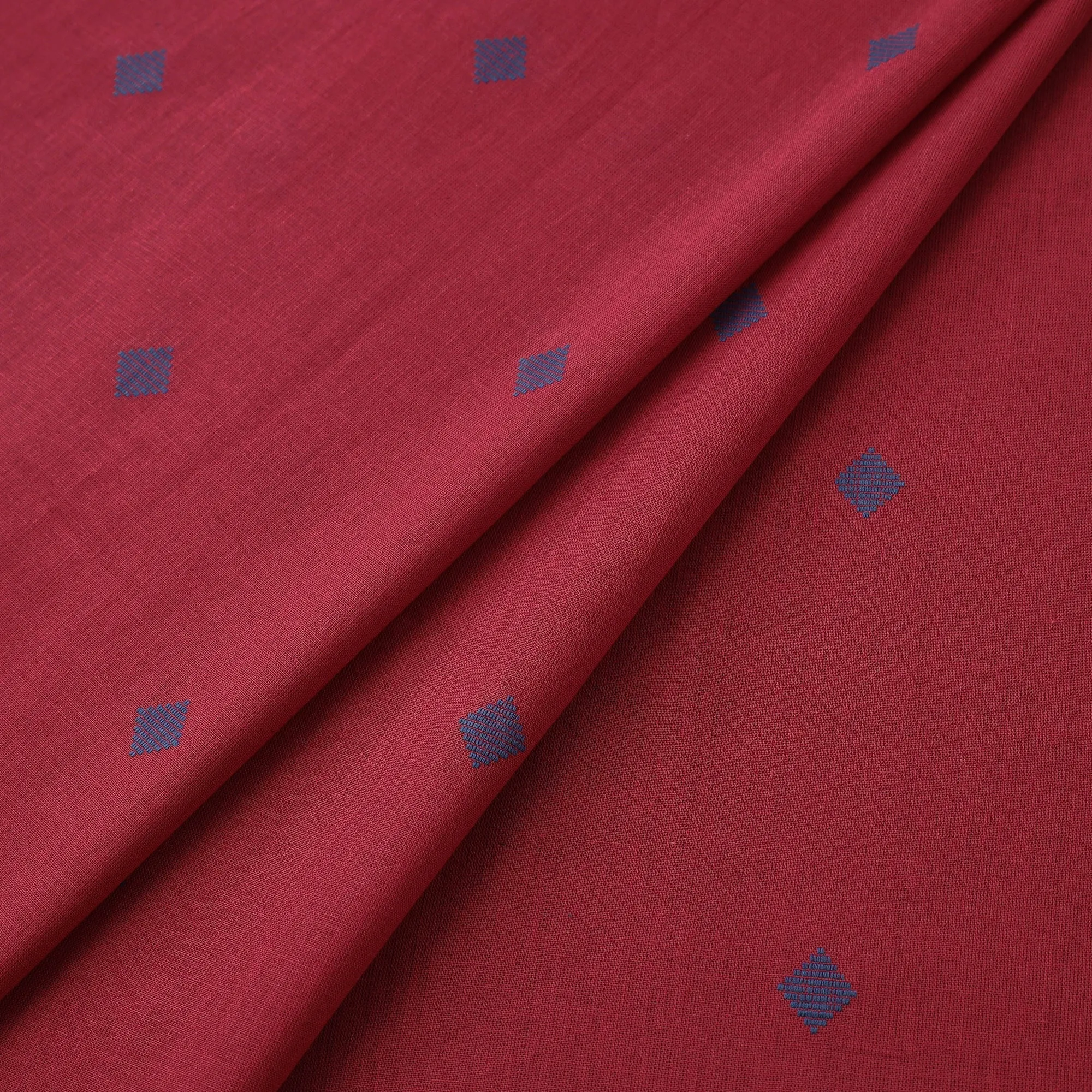 Red - Prewashed Cotton Jacquard Fabric 08 sold by Itokri product image thumbnail 2