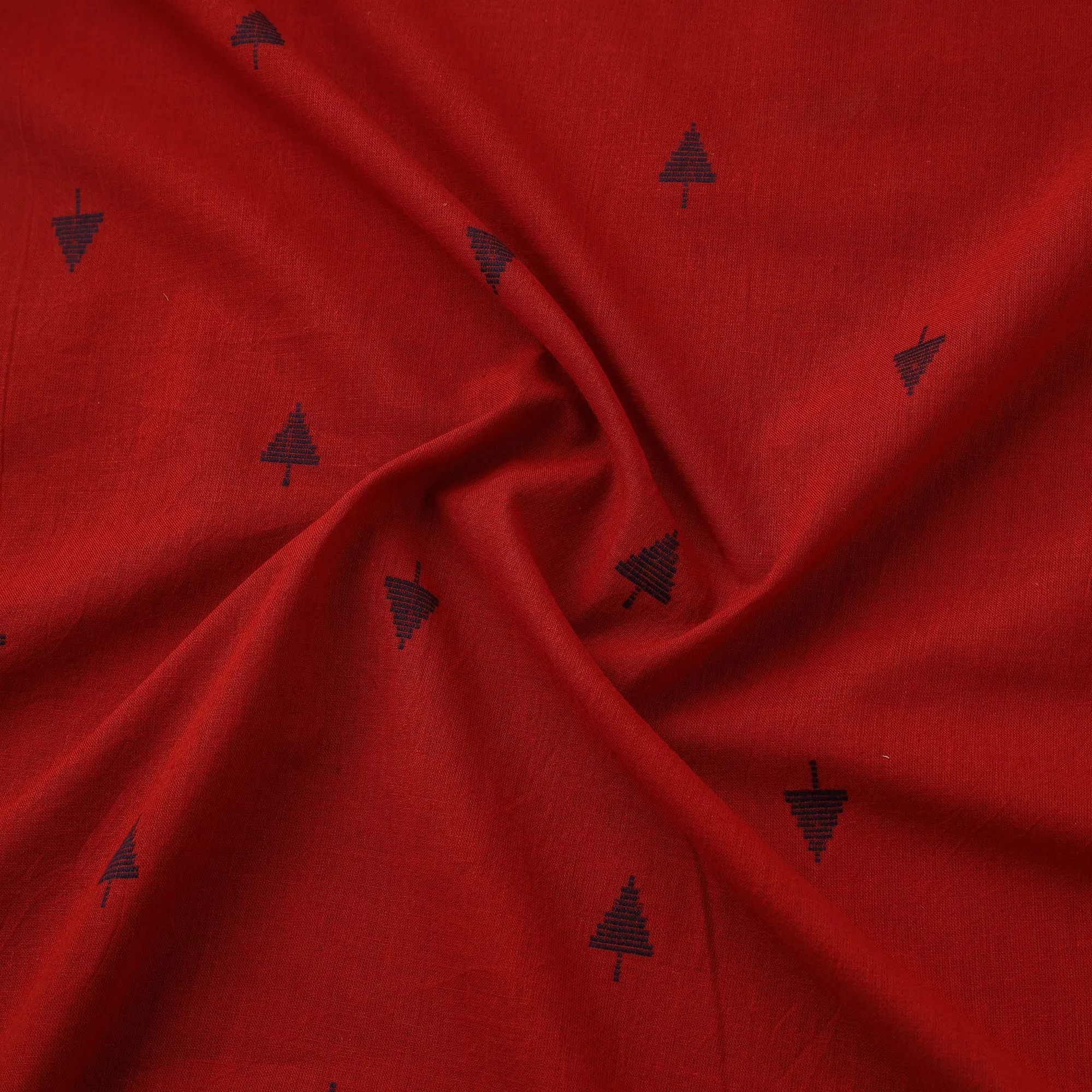 Red - Prewashed Cotton Jacquard Fabric 07 sold by Itokri product image thumbnail 3
