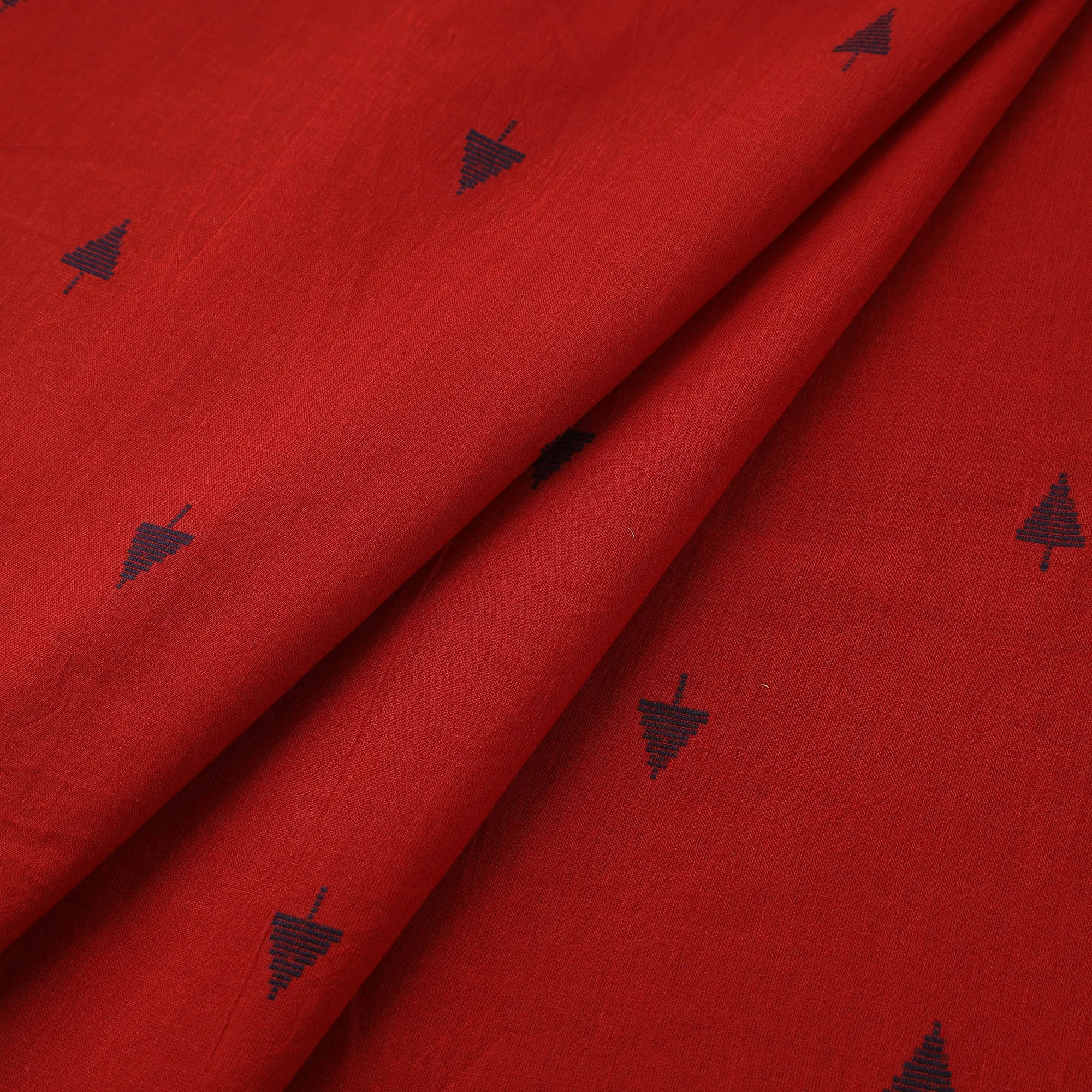 Red - Prewashed Cotton Jacquard Fabric 07 sold by Itokri product image thumbnail 2