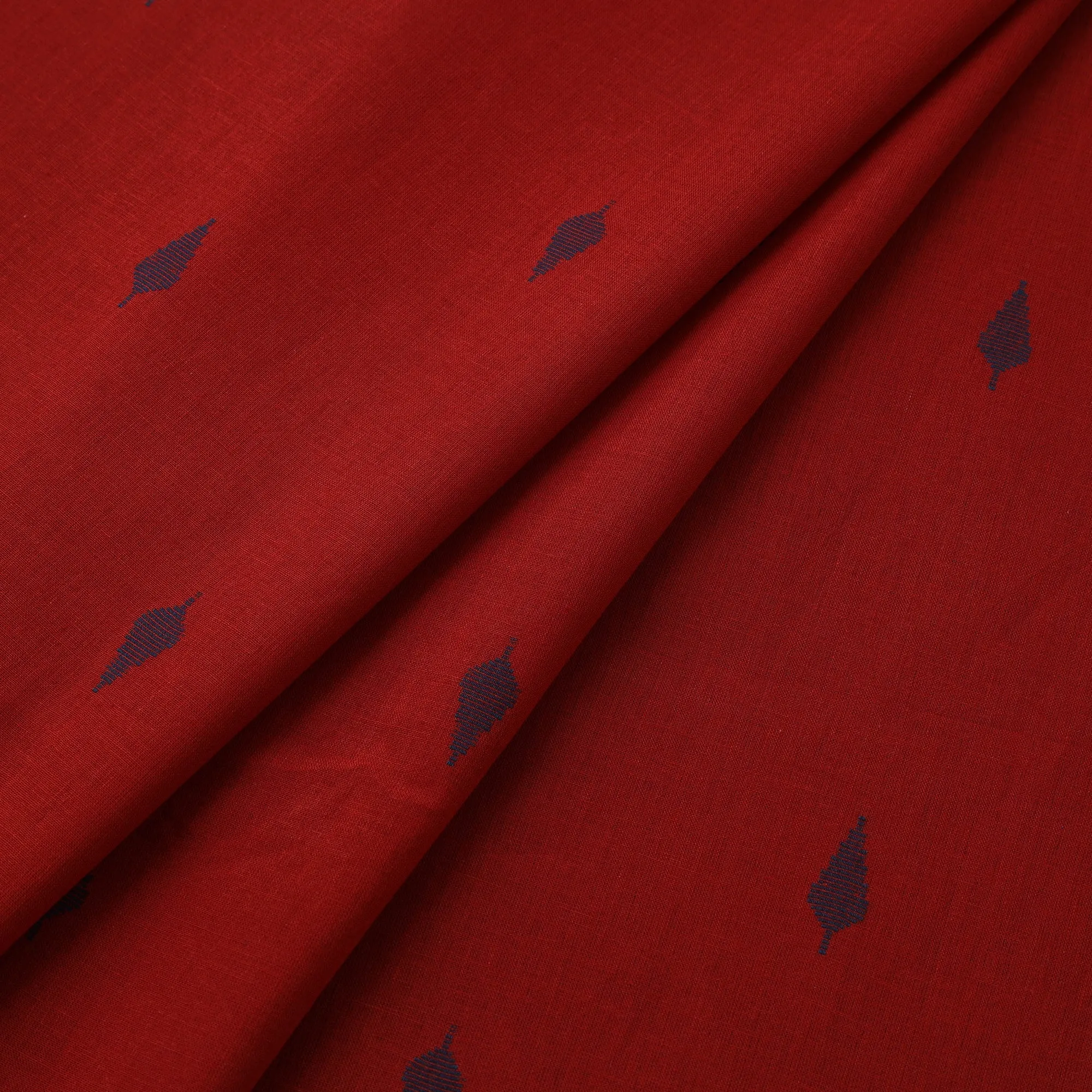 Red - Prewashed Cotton Jacquard Fabric 03 sold by Itokri product image thumbnail 2