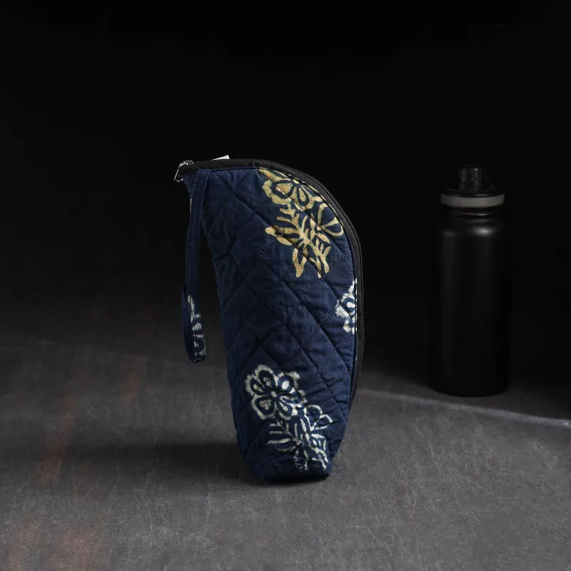 Blue - Handmade 1L Water Bottle Cover 07 made by Itokri