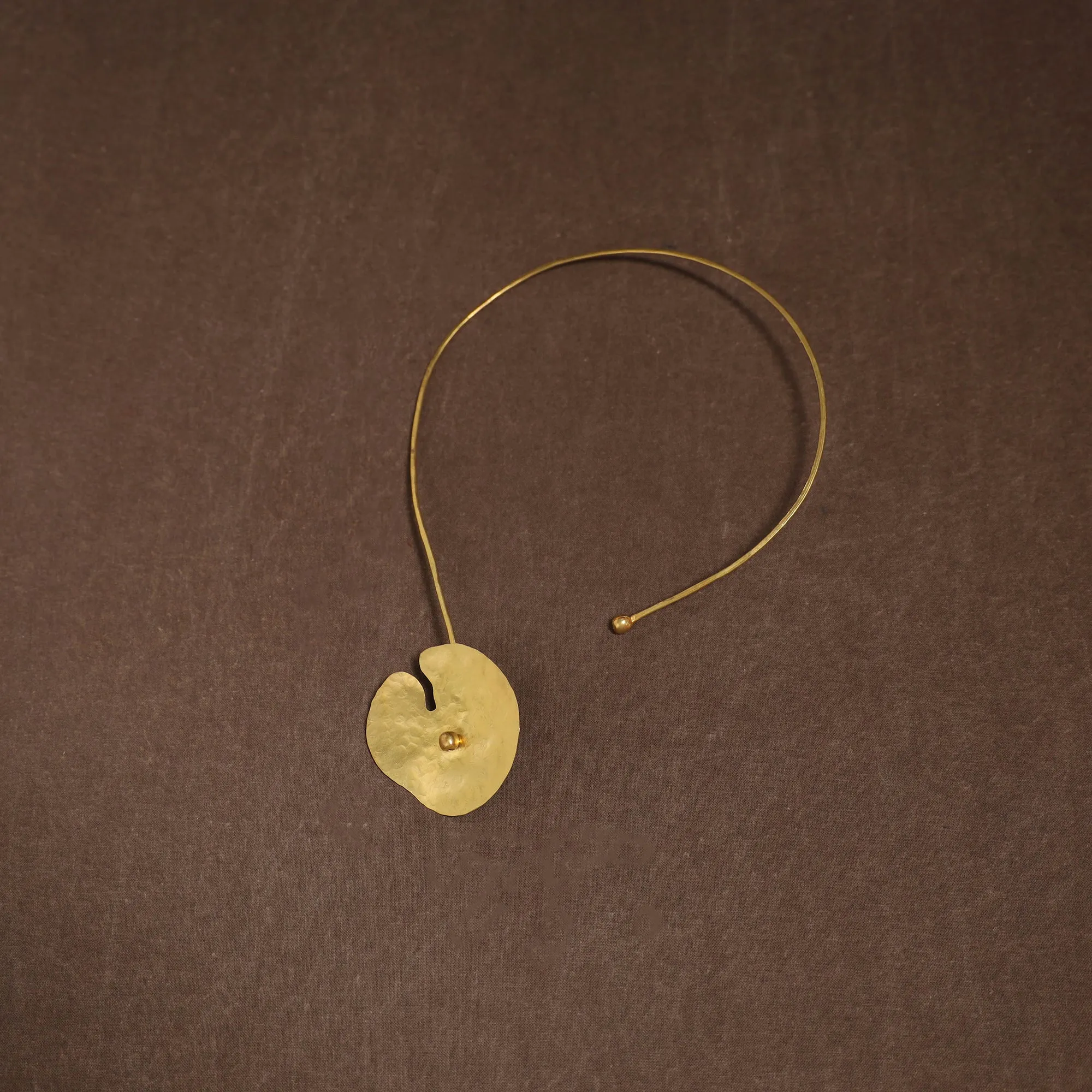 Yellow - Brass Metal Handcrafted Hasli Necklace 150 sold by Itokri product image thumbnail 2