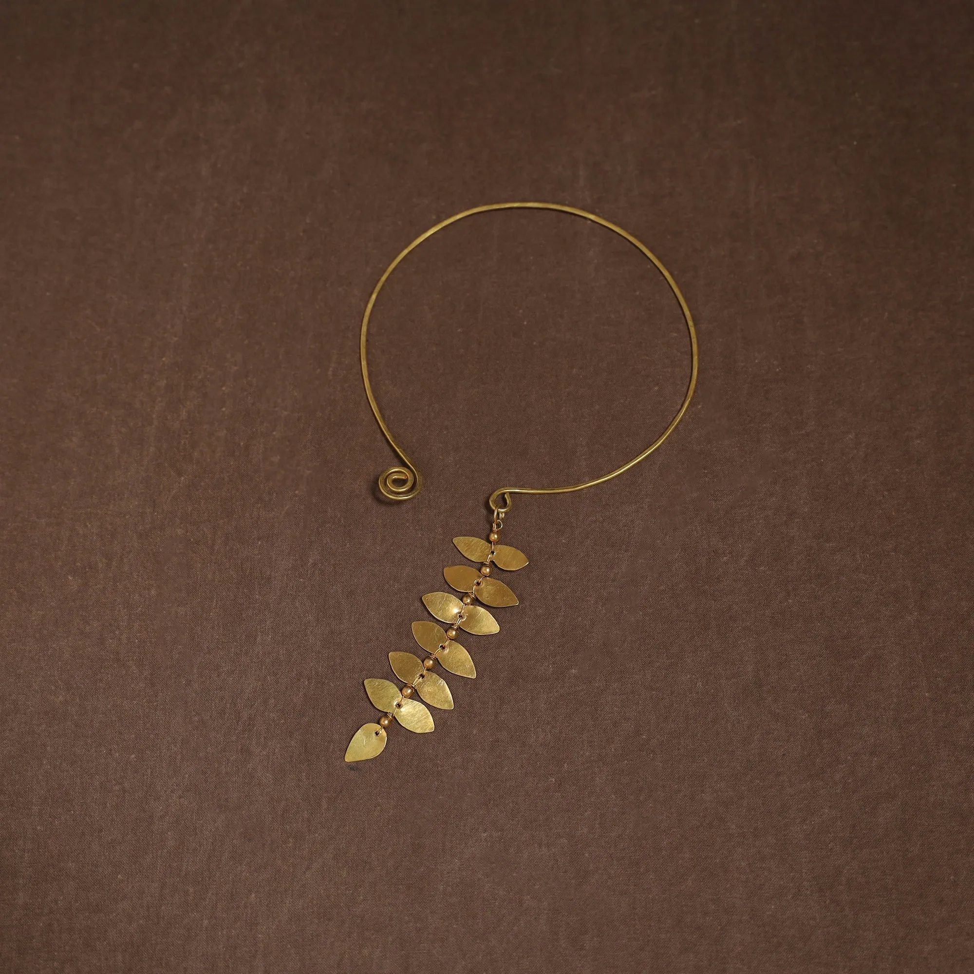 Yellow - Brass Metal Handcrafted Necklace 142 sold by Itokri product image thumbnail 2