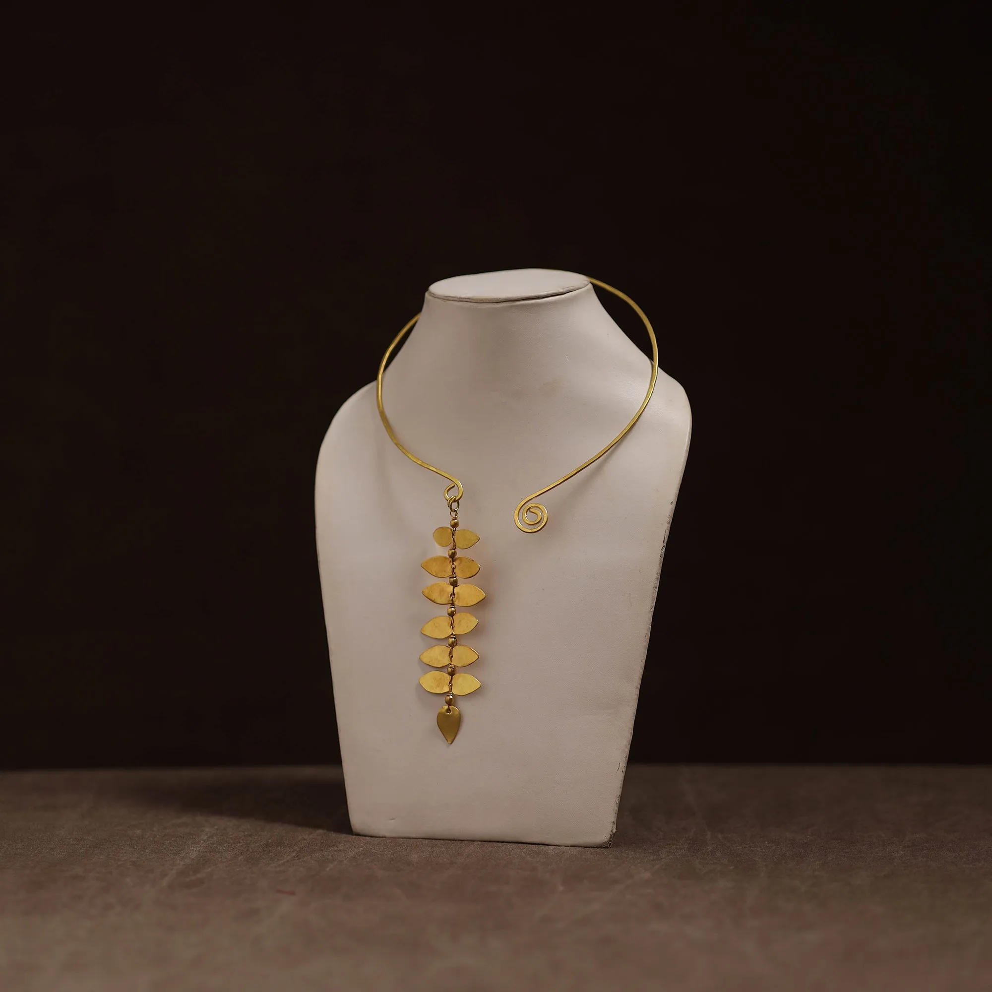 Yellow - Brass Metal Handcrafted Necklace 142 sold by Itokri