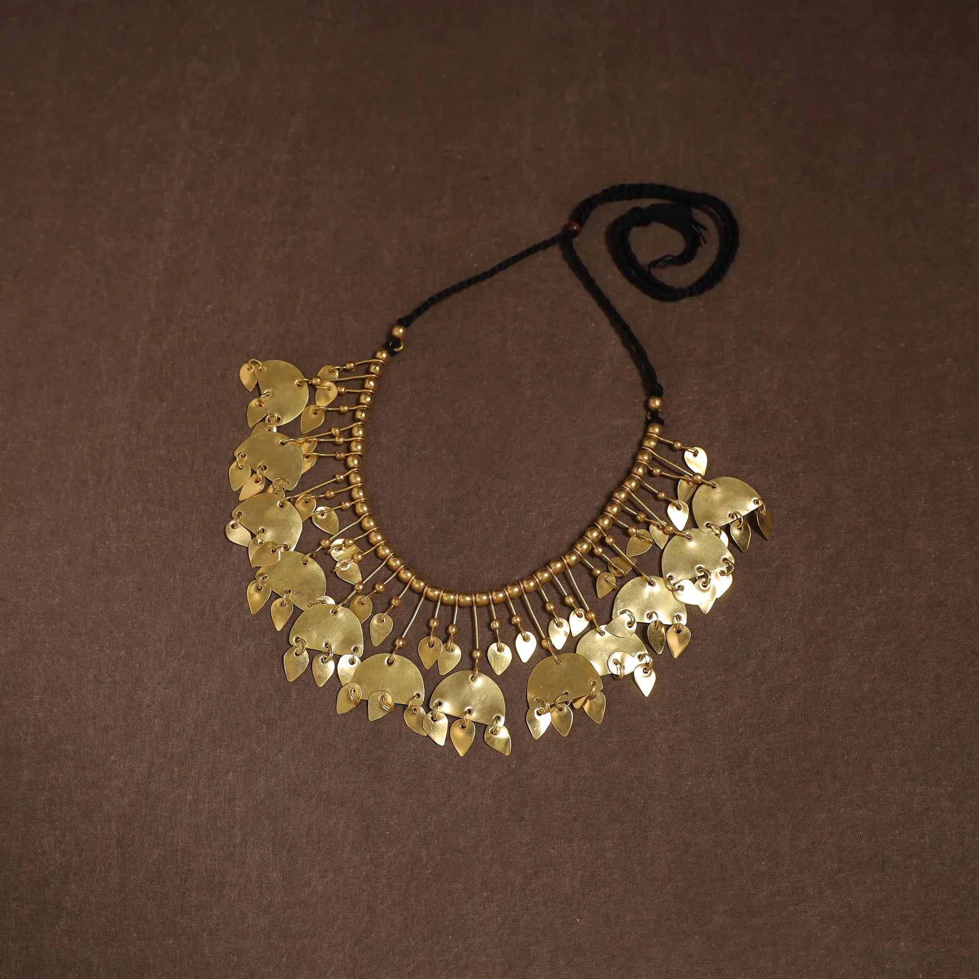 Yellow - Brass Metal Handcrafted Necklace 135 sold by Itokri product image thumbnail 2