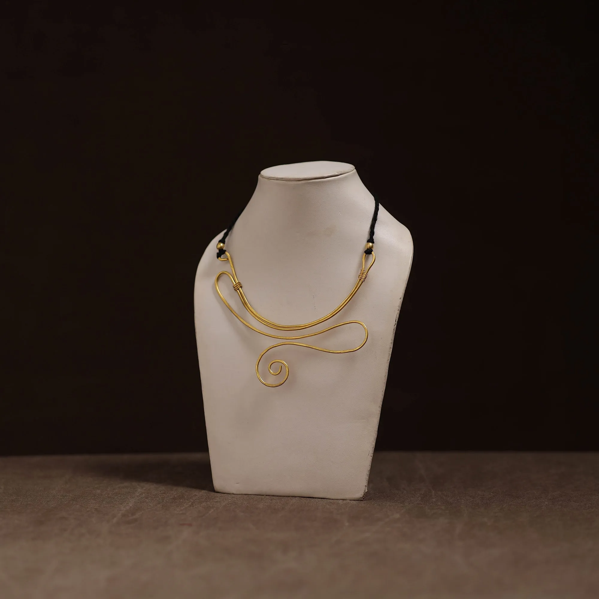 Yellow - Brass Metal Handcrafted Necklace 115 sold by Itokri