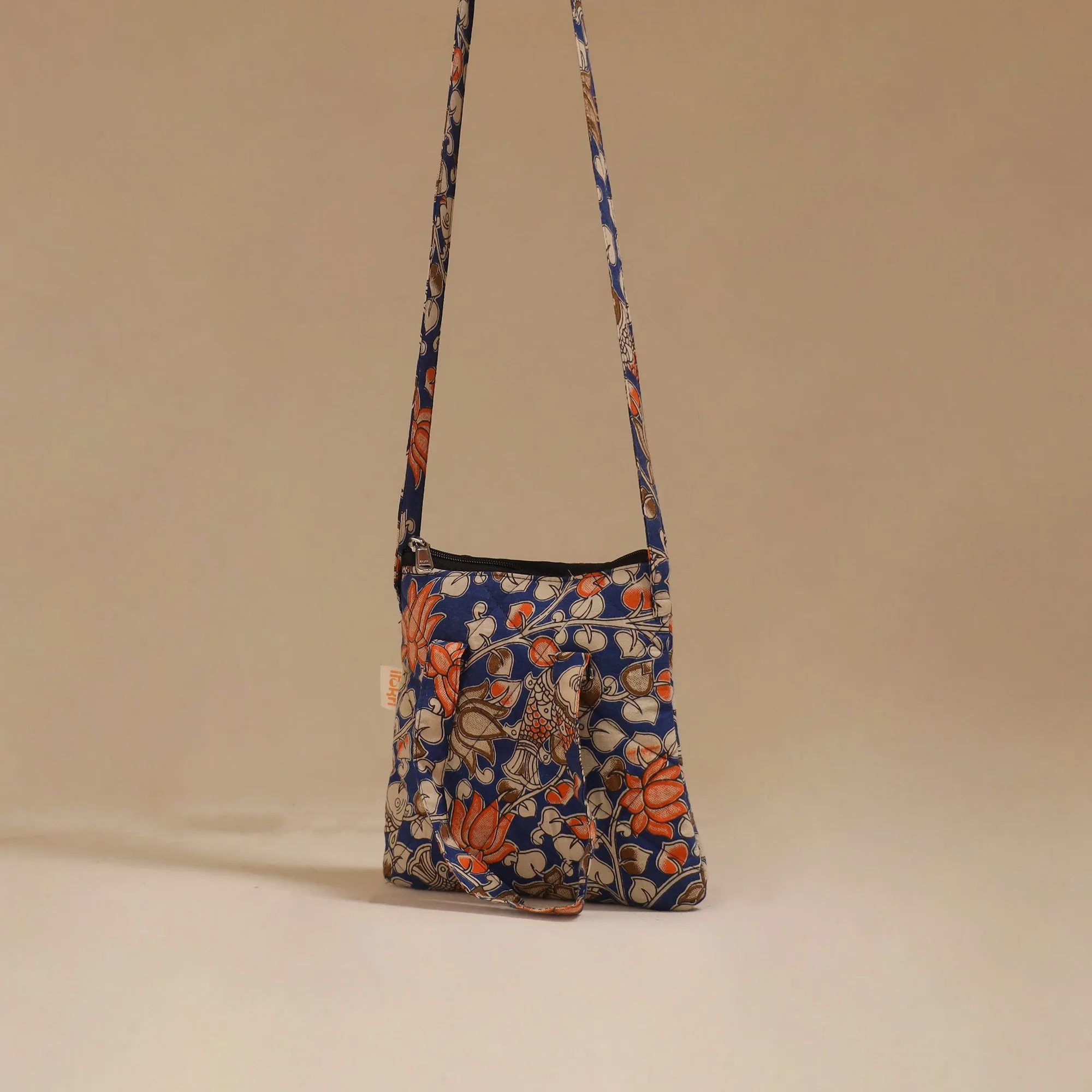 Blue - Handcrafted Quilted Sling Bag 33 sold by Itokri product image thumbnail 3