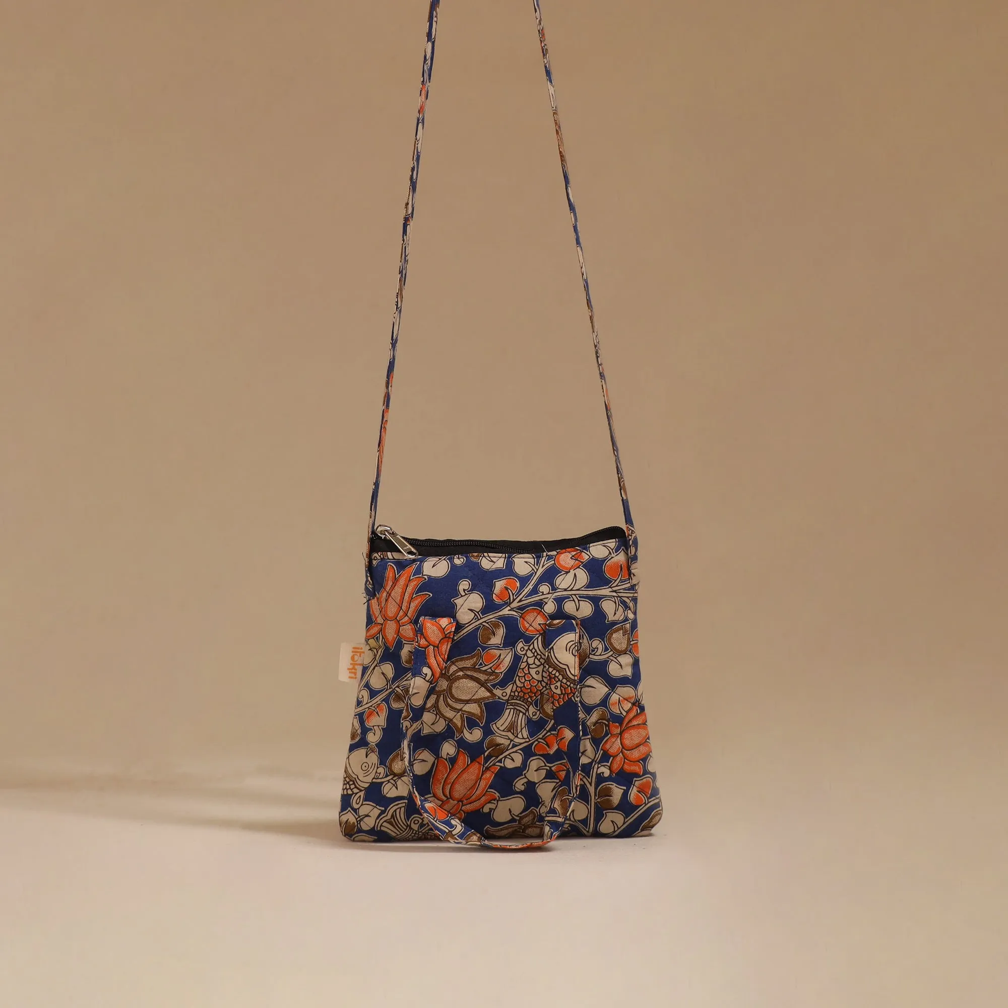 Blue - Handcrafted Quilted Sling Bag 33 sold by Itokri product image thumbnail 2