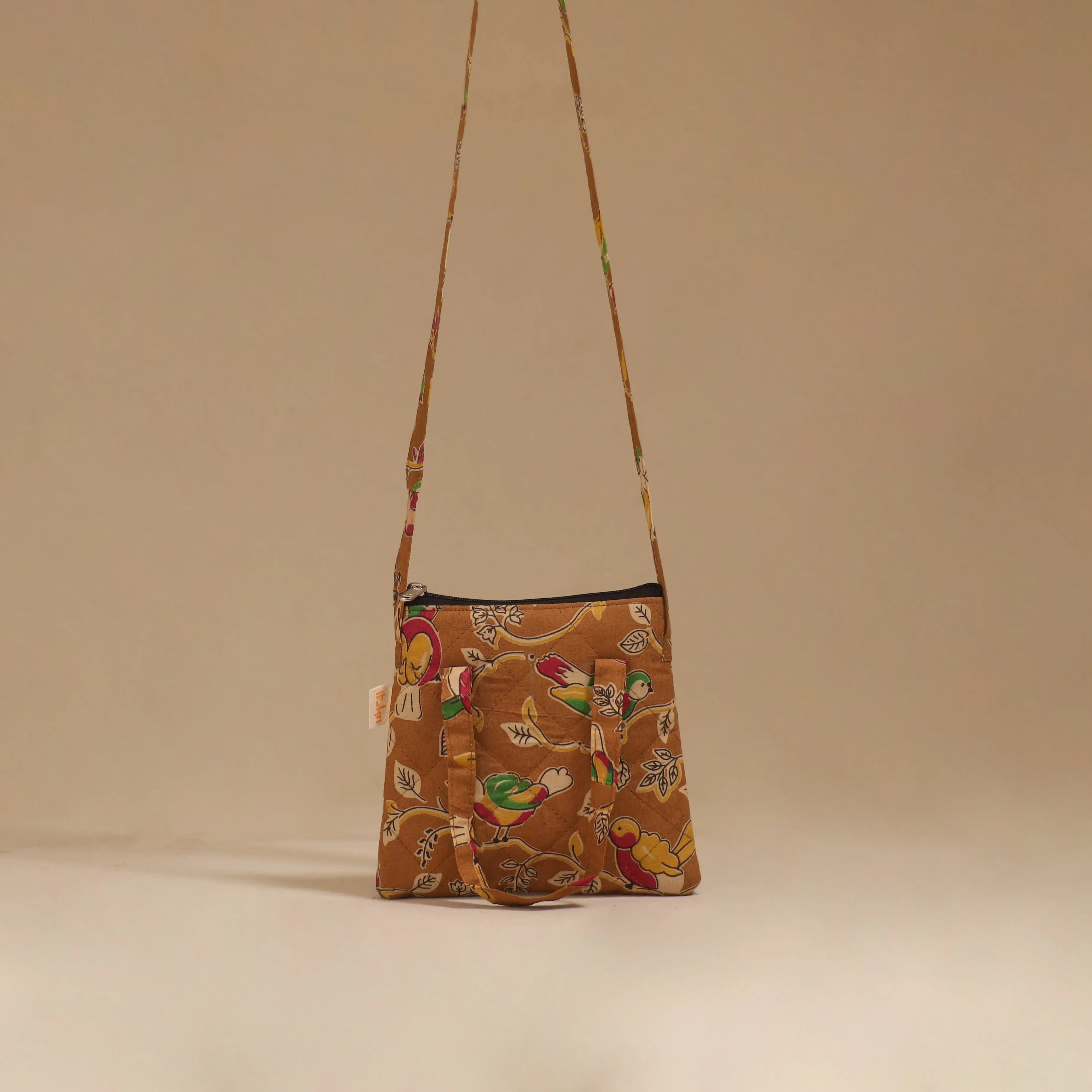 Yellow - Handcrafted Quilted Sling Bag 28 sold by Itokri product image thumbnail 2