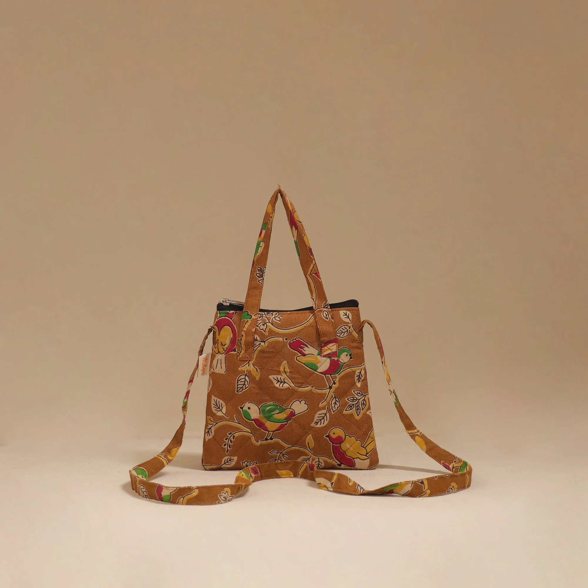 Yellow - Handcrafted Quilted Sling Bag 28 sold by Itokri