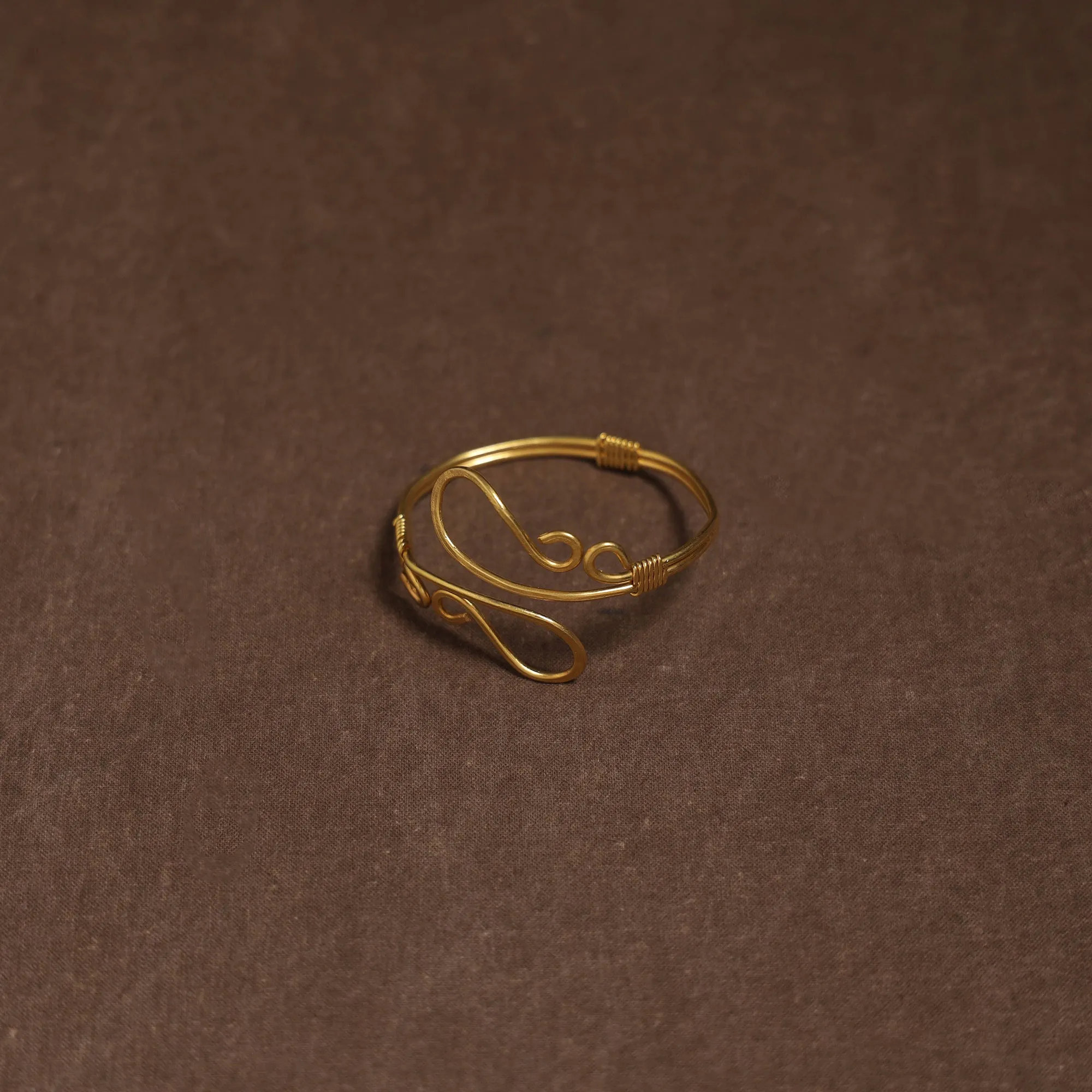 Yellow - Brass Metal Handcrafted Bracelet (Adjustable) 83 sold by Itokri