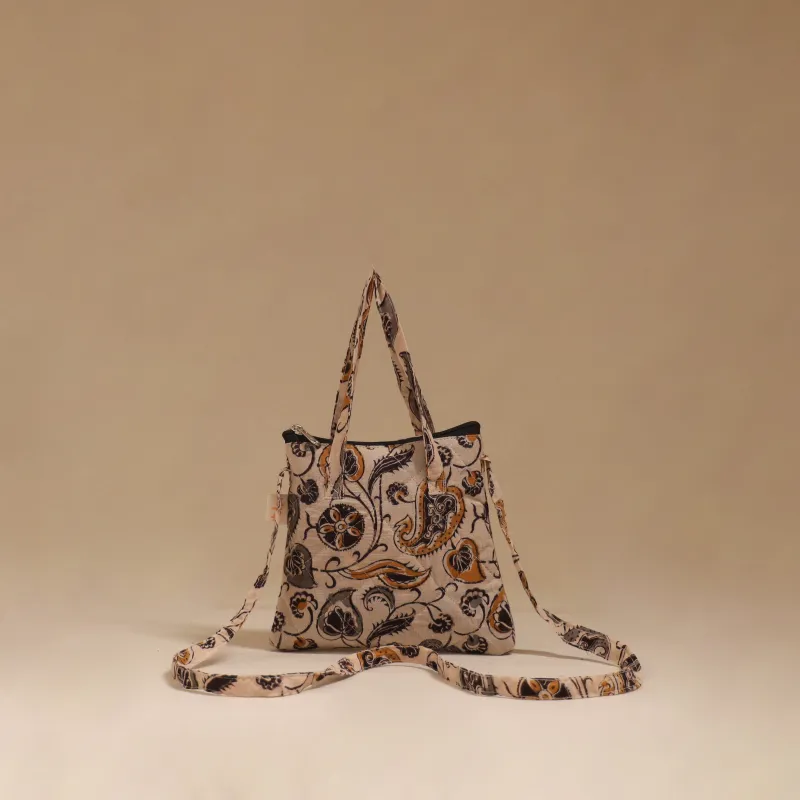 Beige - Handcrafted Quilted Sling Bag 37 sold by Itokri