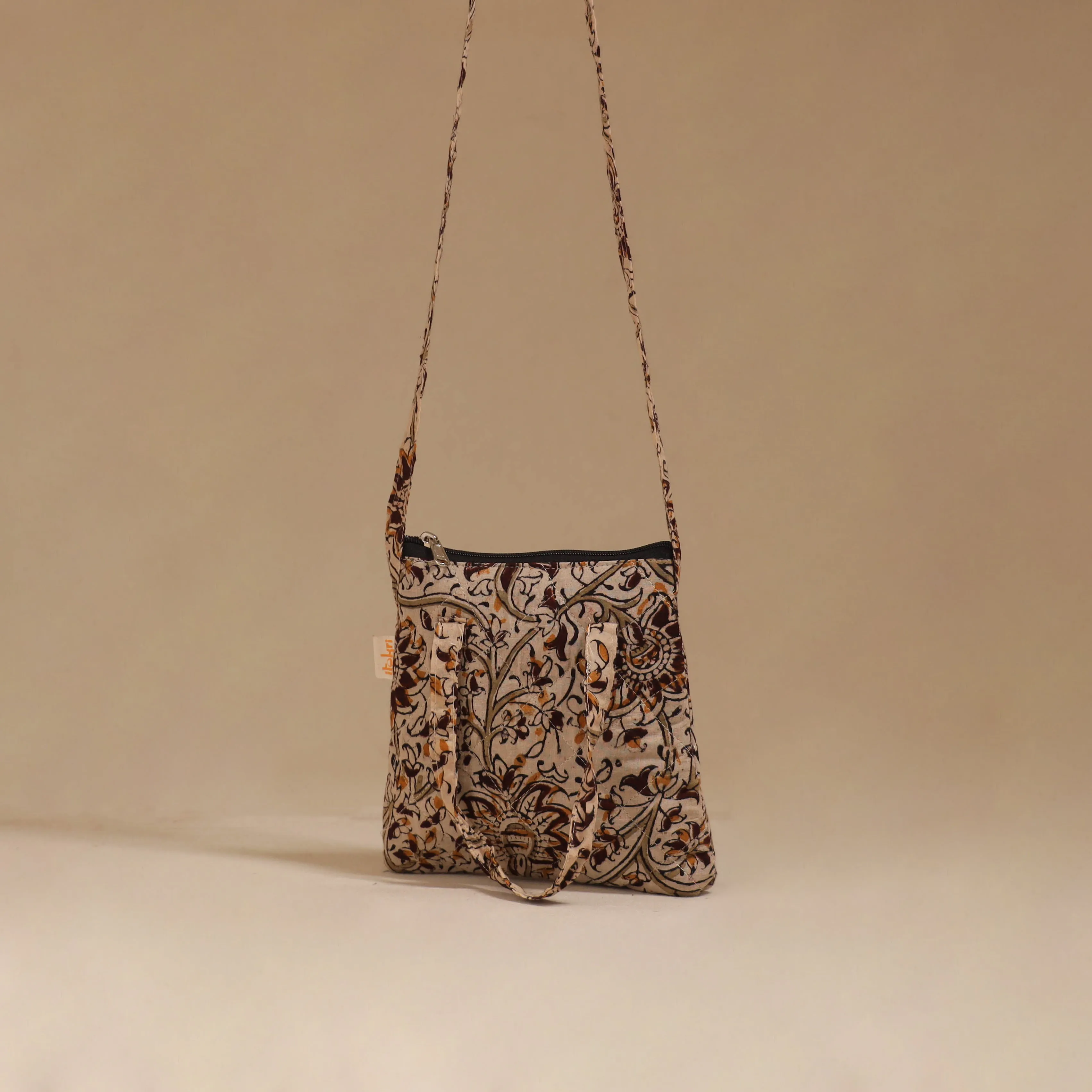 Beige - Handcrafted Quilted Sling Bag 36 sold by Itokri product image thumbnail 3