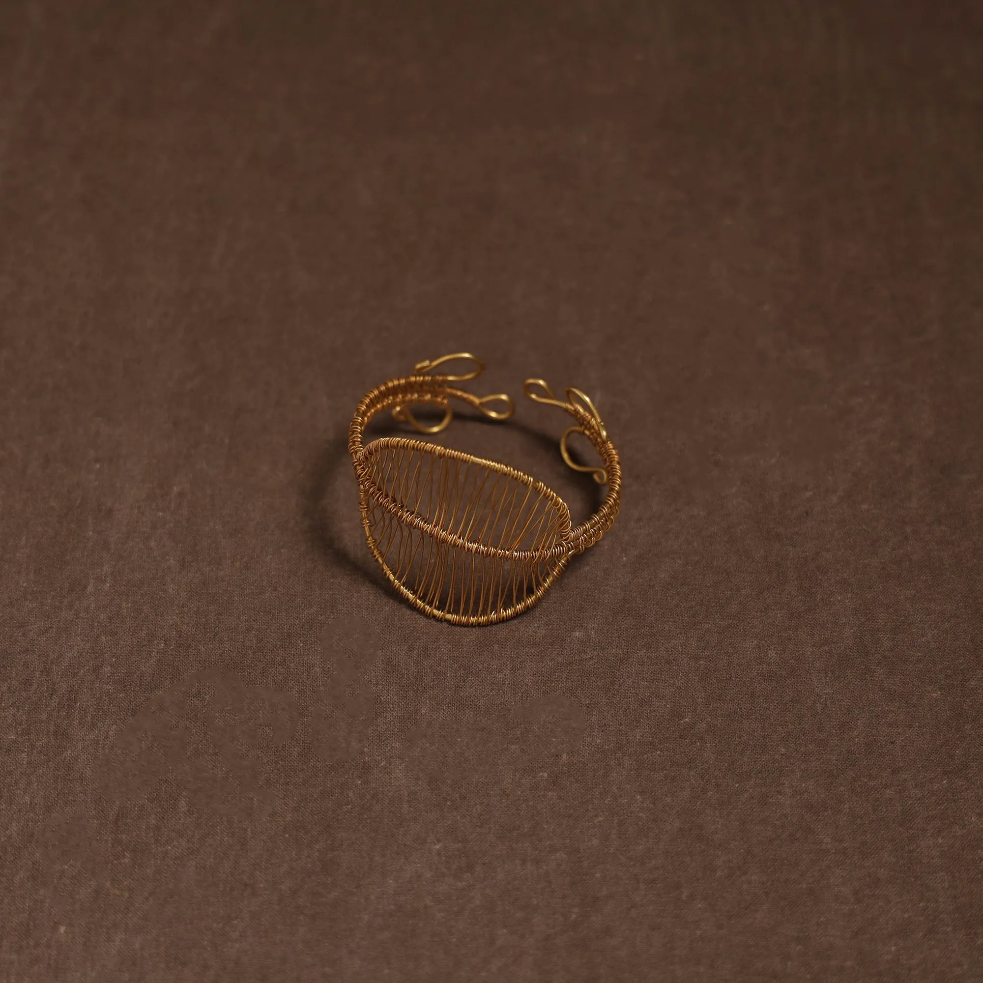 Yellow - Brass Metal Handcrafted Bracelet (Adjustable) 71 sold by Itokri