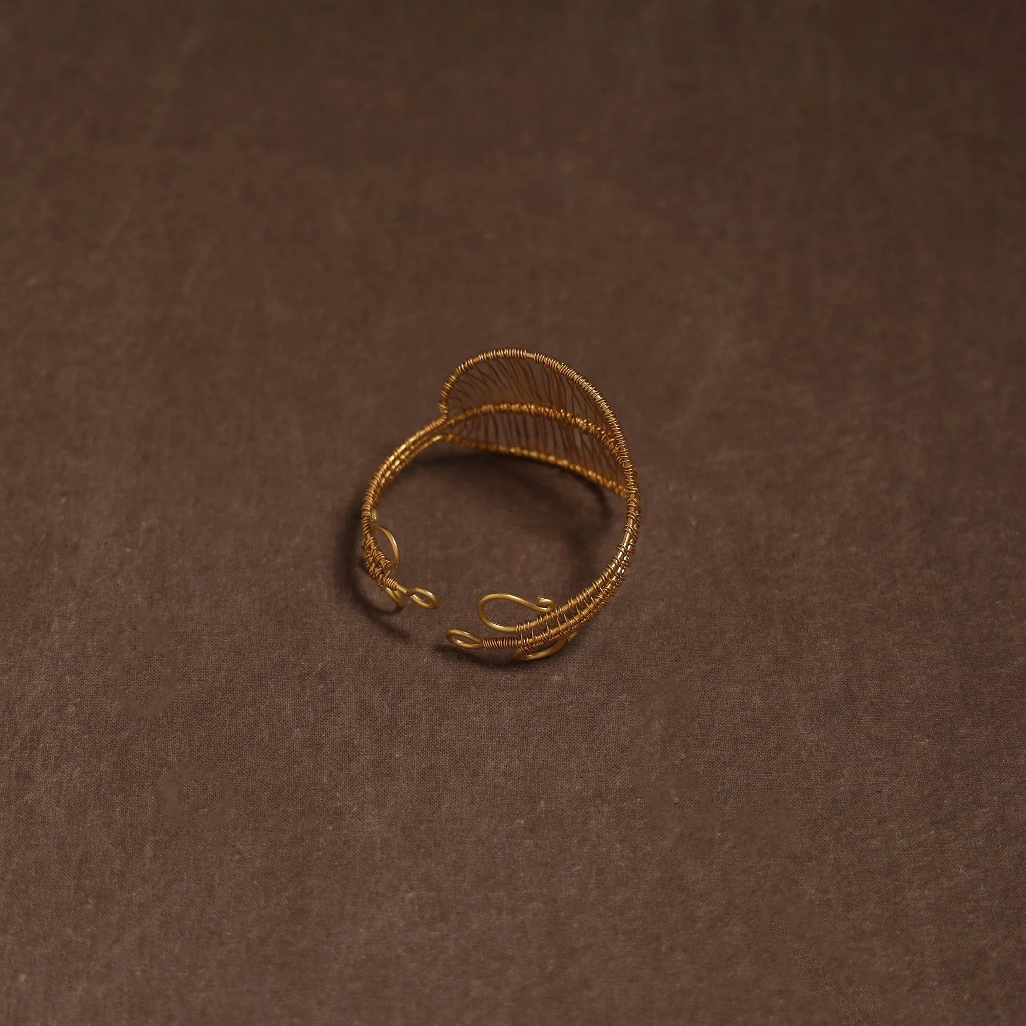 Yellow - Brass Metal Handcrafted Bracelet (Adjustable) 71 sold by Itokri product image thumbnail 3