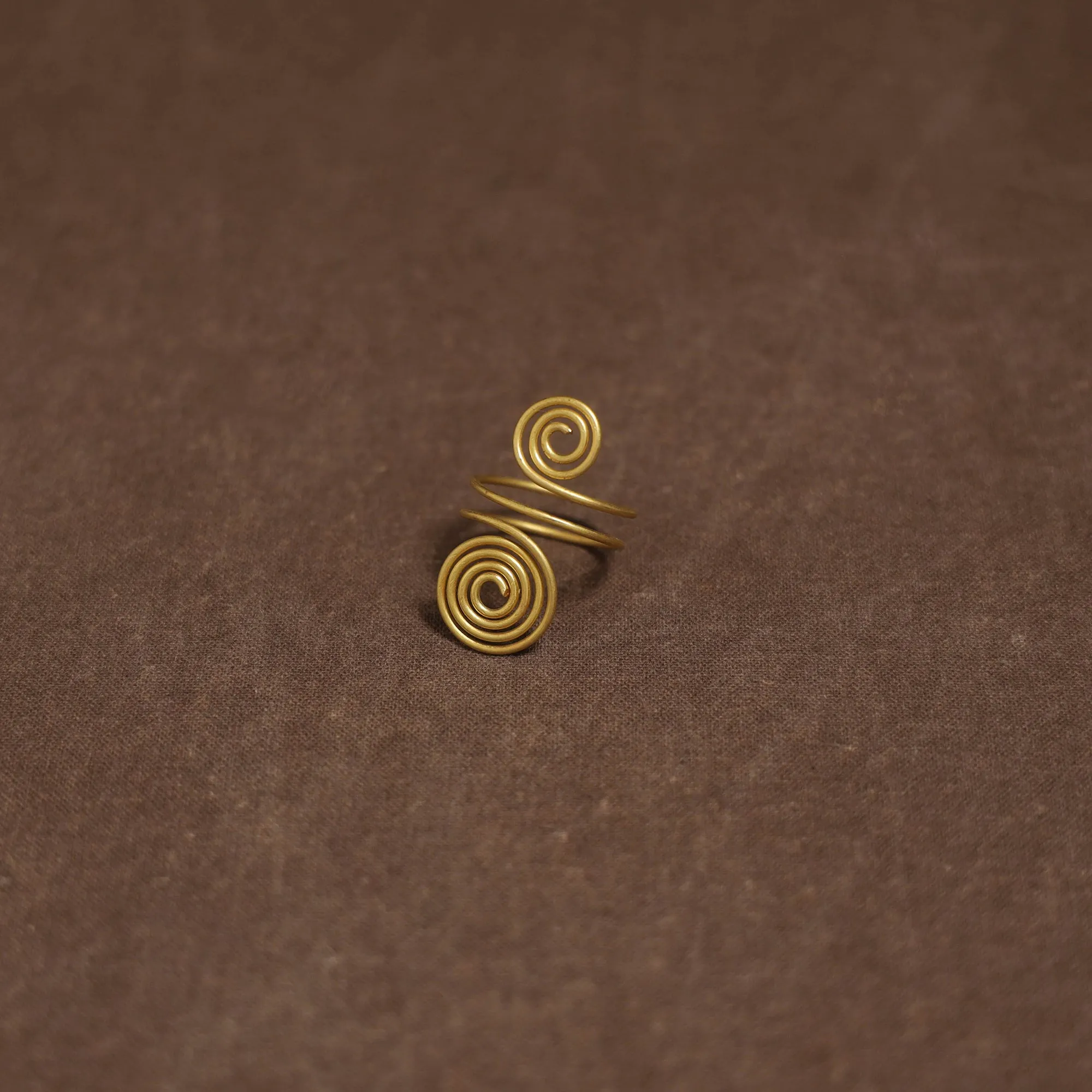 Yellow - Brass Metal Handcrafted Ring 12 sold by Itokri