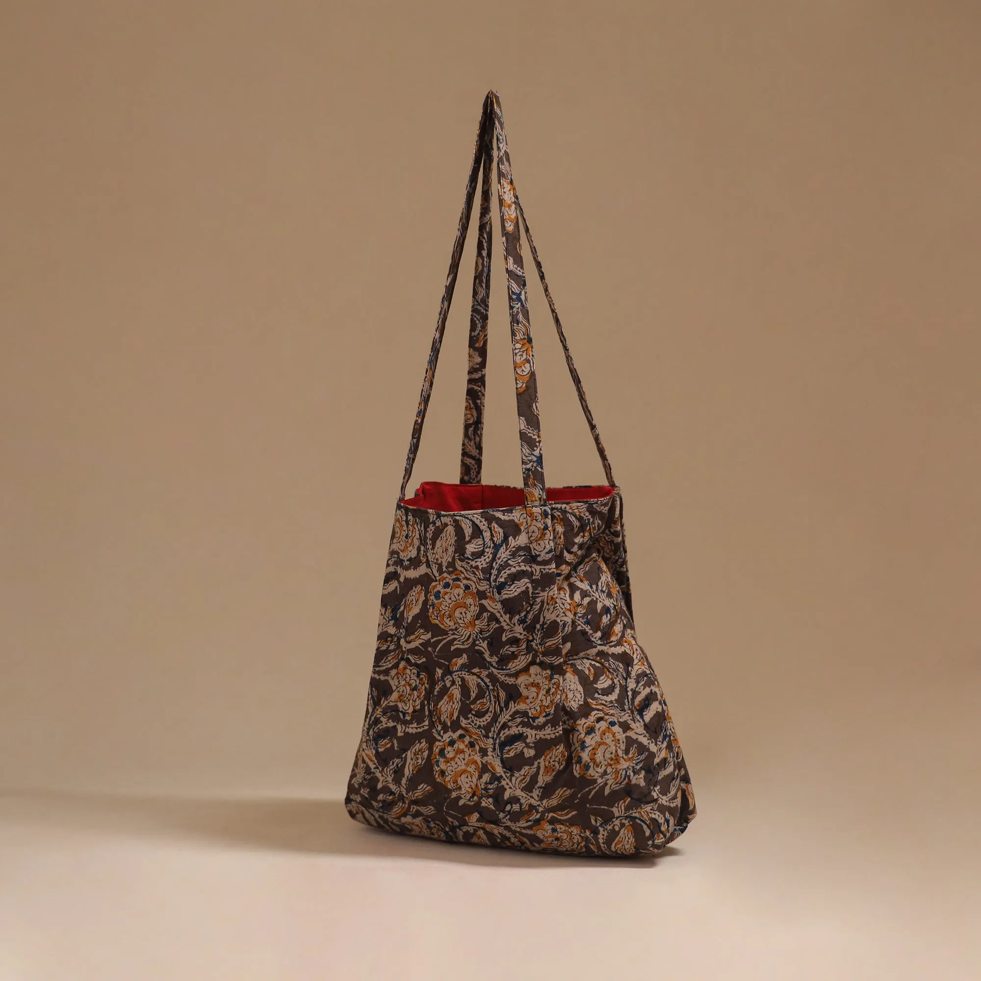 Black - Handcrafted Fabric Jhola Bag 88 sold by Itokri product image thumbnail 2