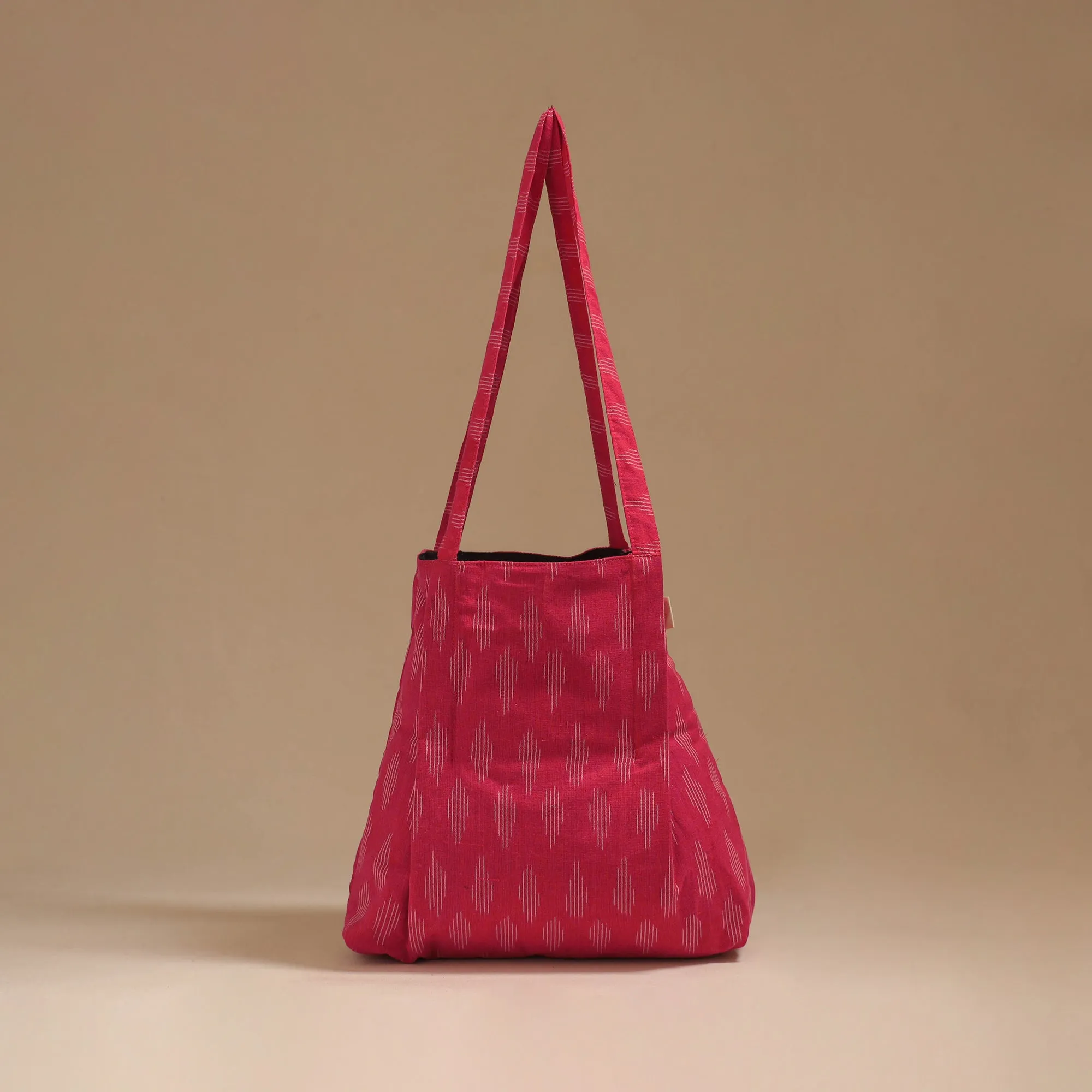 Pink - Handcrafted Fabric Jhola Bag 36 sold by Itokri