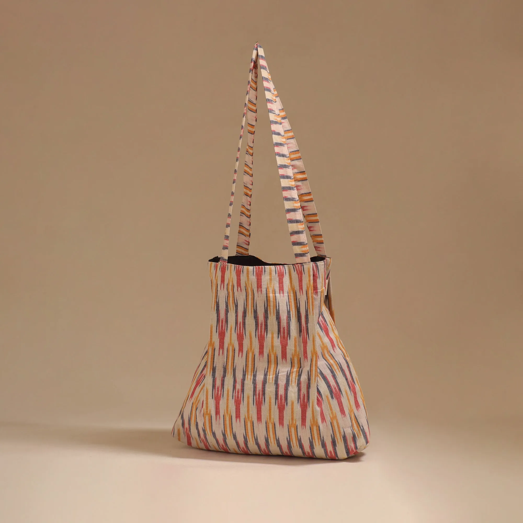 White - Handcrafted Fabric Jhola Bag 30 sold by Itokri product image thumbnail 2