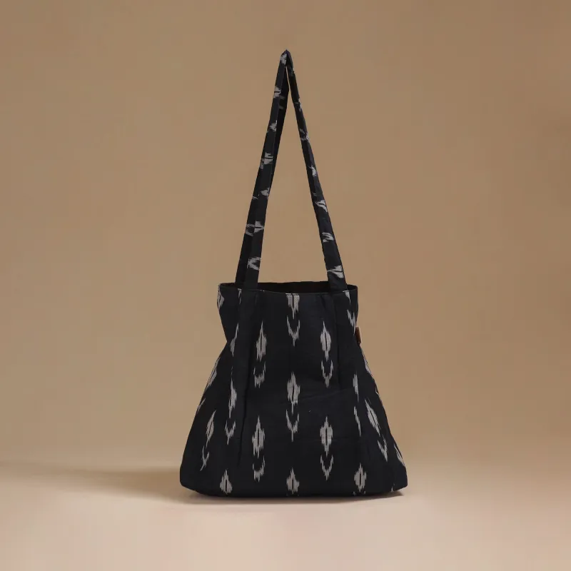 Blue - Handcrafted Fabric Jhola Bag 23 sold by Itokri