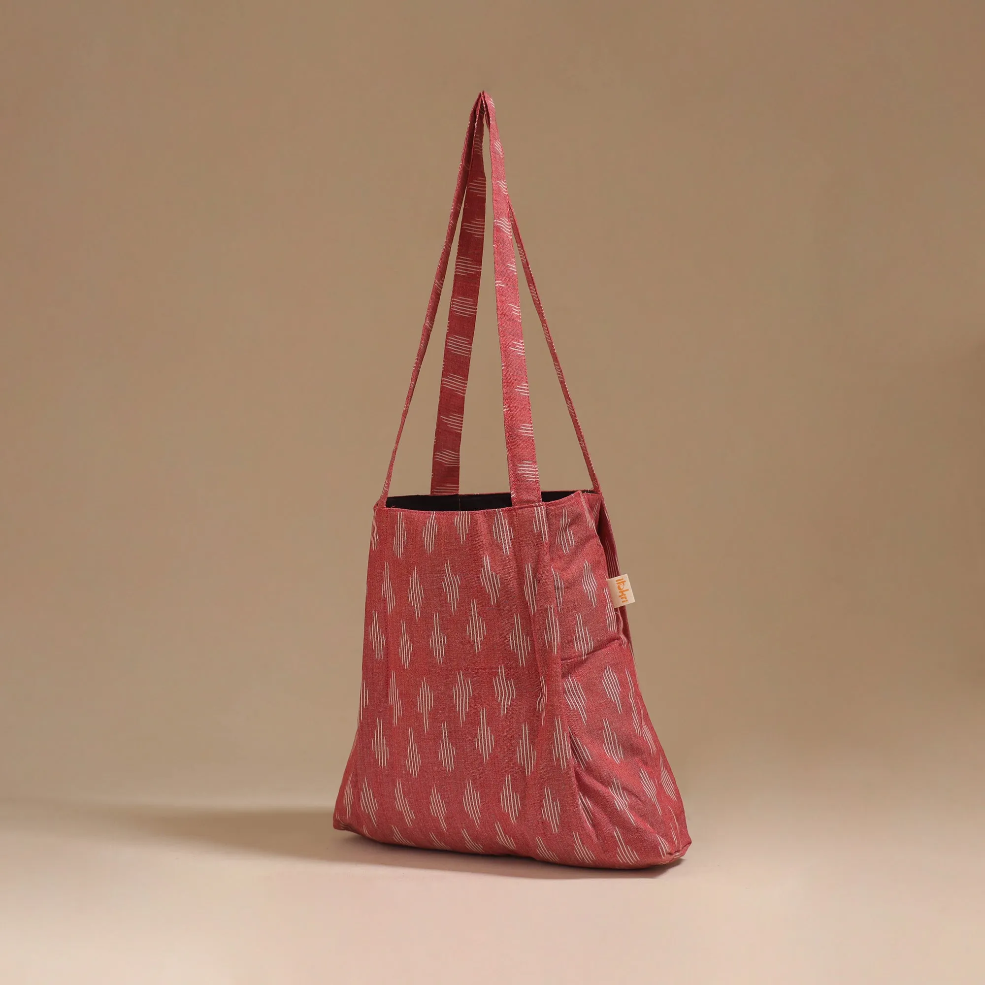 Pink - Handcrafted Fabric Jhola Bag 21 sold by Itokri product image thumbnail 2