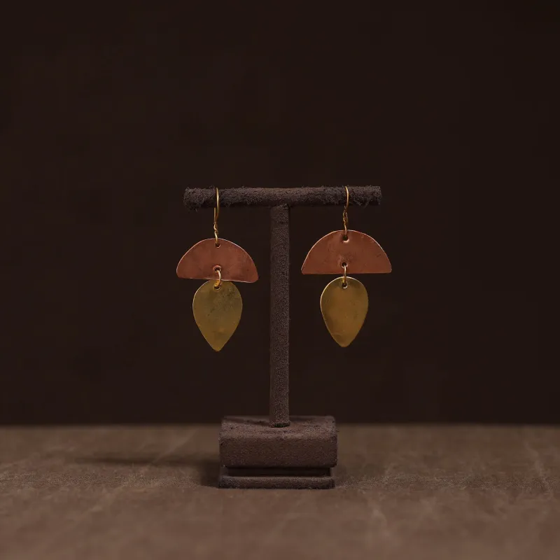 Brass Metal Handcrafted Earrings 46 made by Itokri