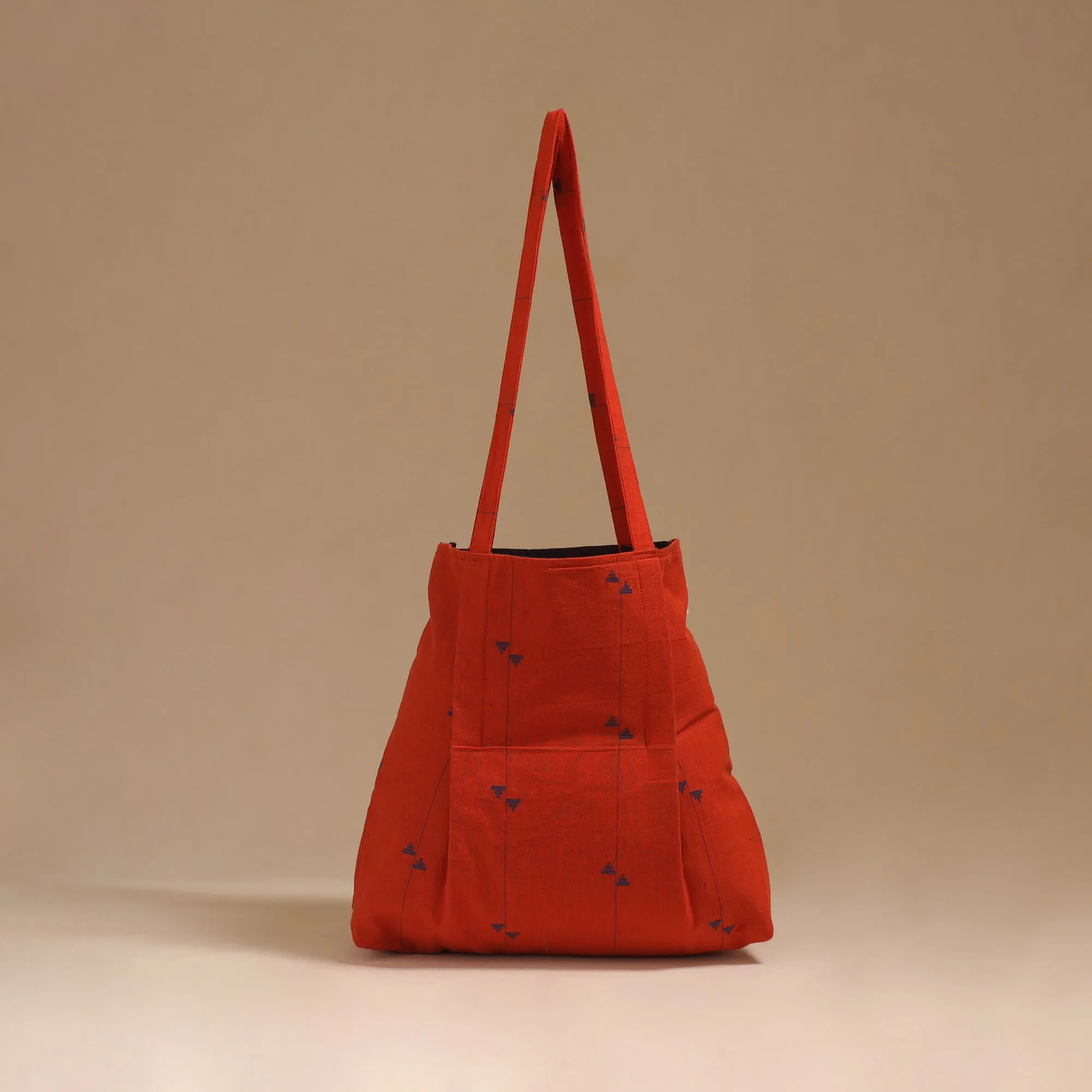 Red - Handcrafted Fabric Jhola Bag 20 sold by Itokri