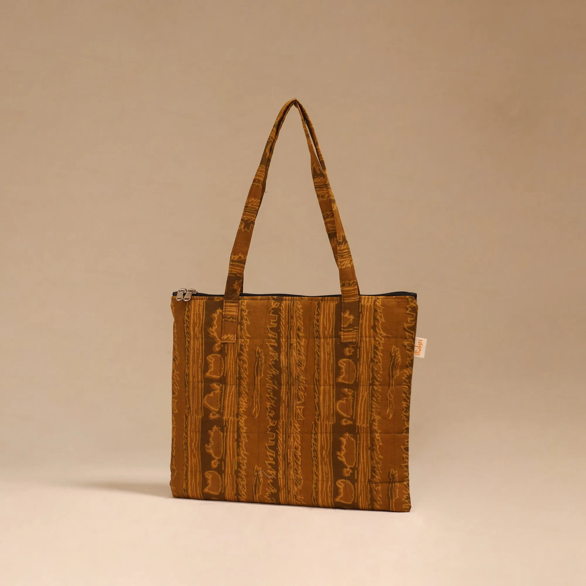 Brown - Handcrafted Quilted Handbag 25 sold by Itokri product image thumbnail 2
