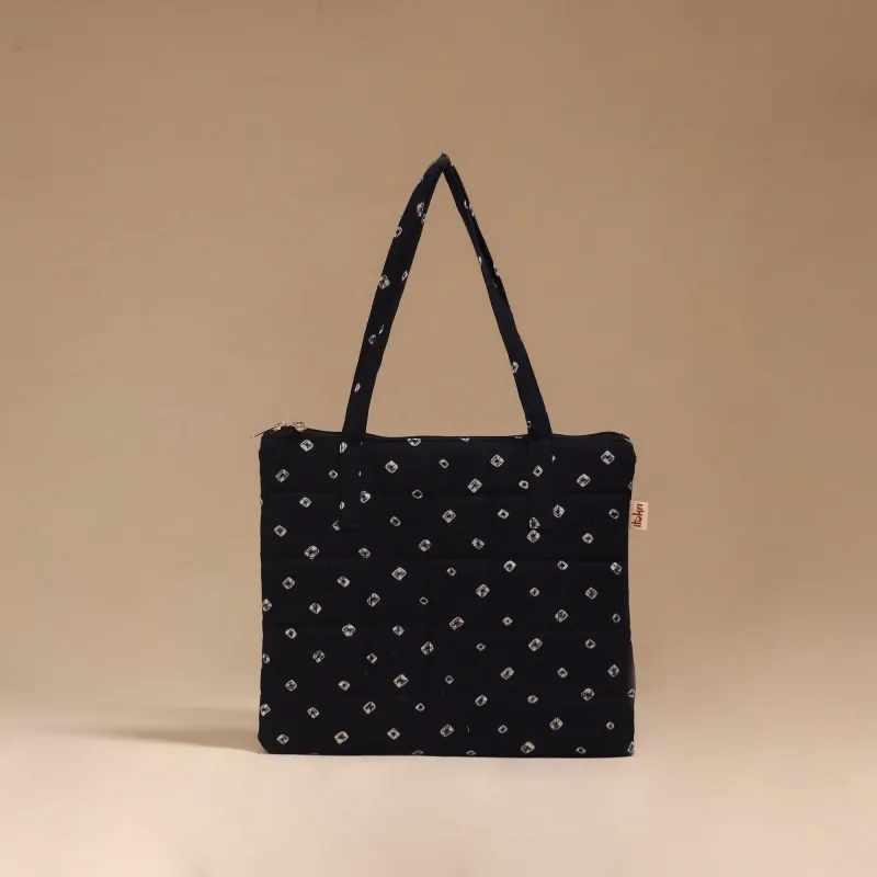 Blue - Handcrafted Quilted Handbag 07 sold by Itokri