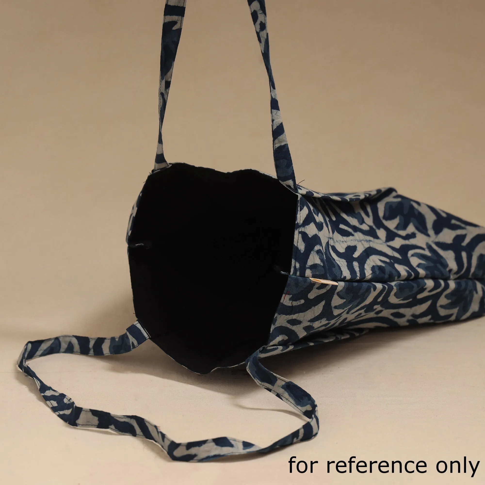 Brown - Handcrafted Fabric Jhola Bag 22 sold by Itokri product image thumbnail 3