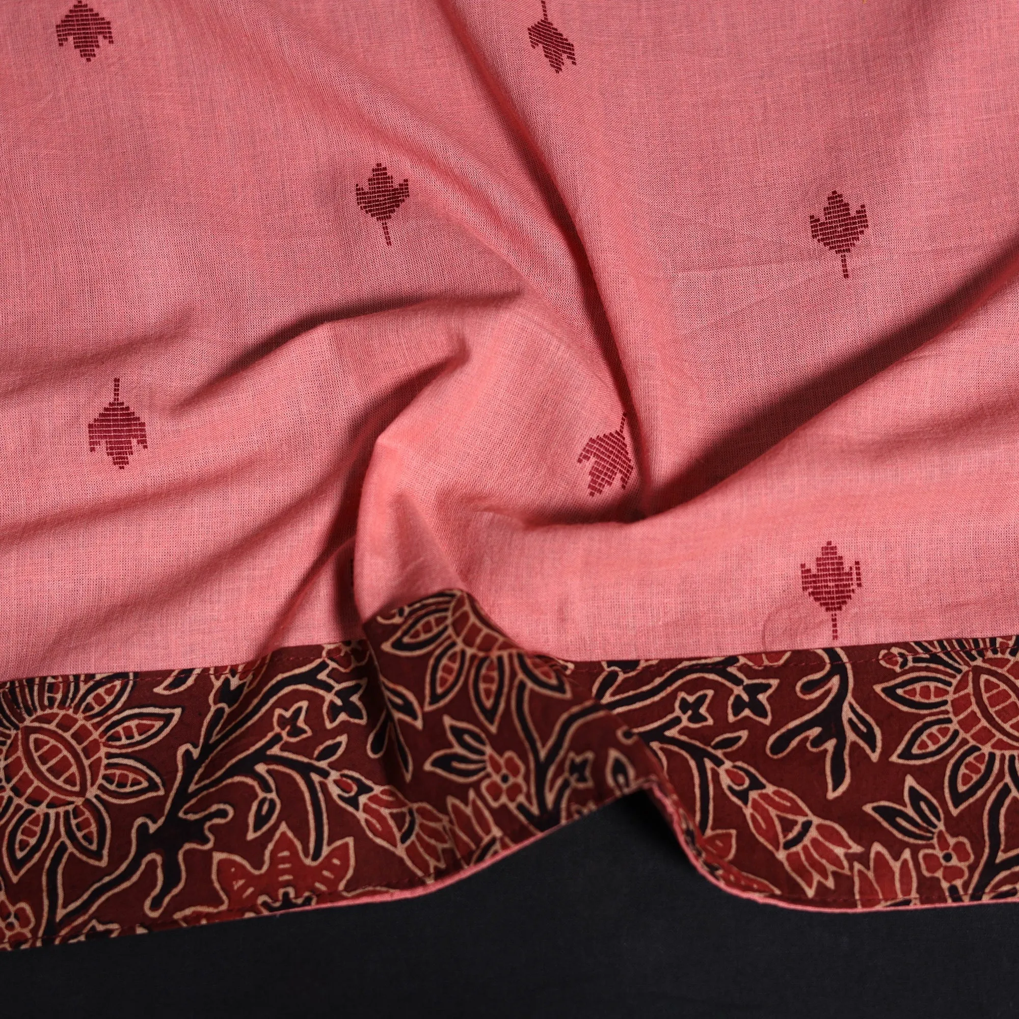 Pink - Jacquard Cotton Blouse Piece 48 sold by Itokri product image thumbnail 3