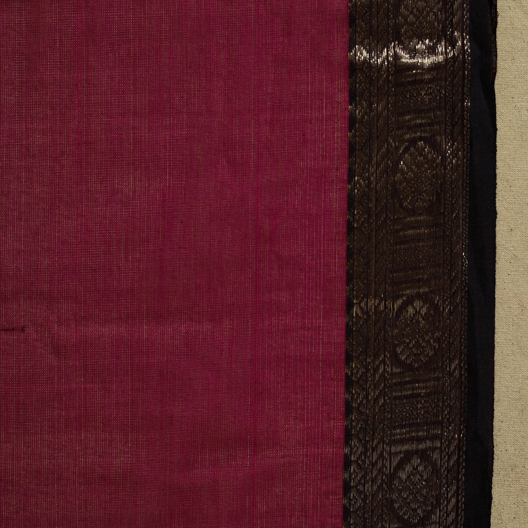 Pink - Thread Buti Cotton Kanchipuram Saree with Border 57 sold by Itokri product image thumbnail 5
