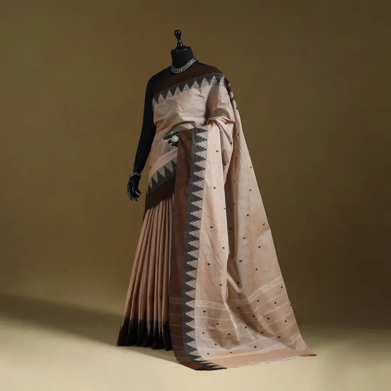 Thread Buti Cotton Kanchipuram Saree with Border 51 sold by Itokri