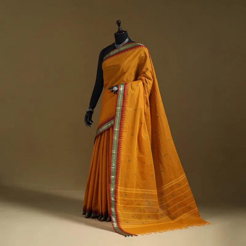 Thread Buti Cotton Kanchipuram Saree with Border 40 sold by Itokri