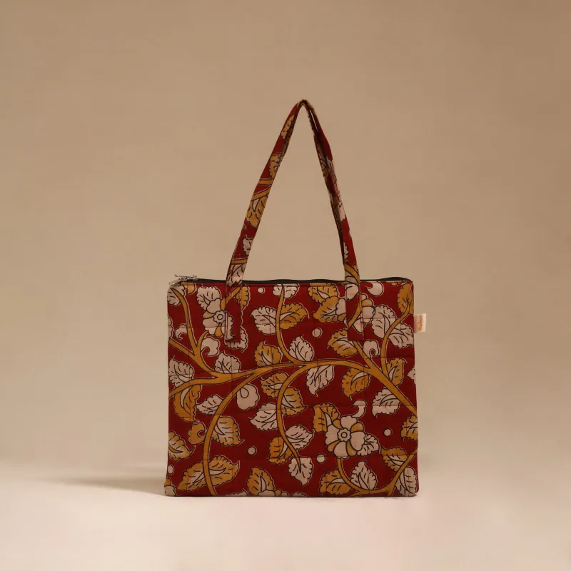 Red - Handcrafted Quilted Handbag 31 made by Itokri