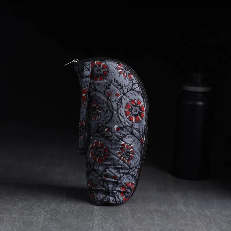 Grey - Handmade 1L Water Bottle Cover 25 made by Itokri