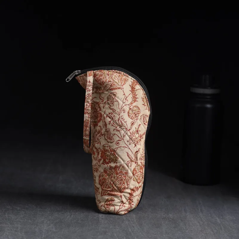 Beige - Handmade 1L Water Bottle Cover 01 sold by Itokri