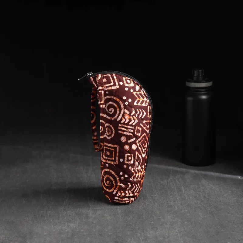 Maroon - Handmade 1L Water Bottle Cover 16 sold by Itokri