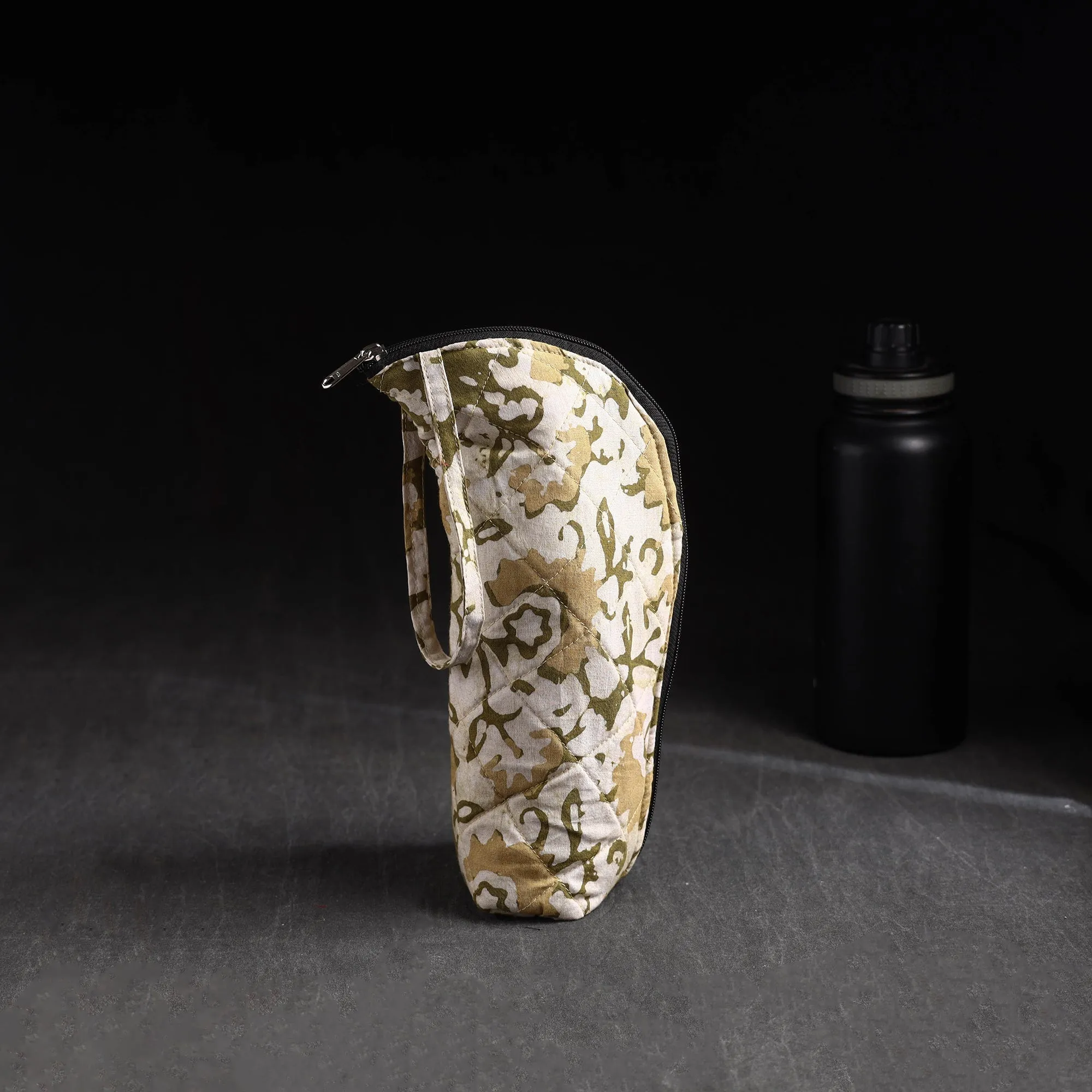 Beige - Handmade 1L Water Bottle Cover 09 sold by Itokri