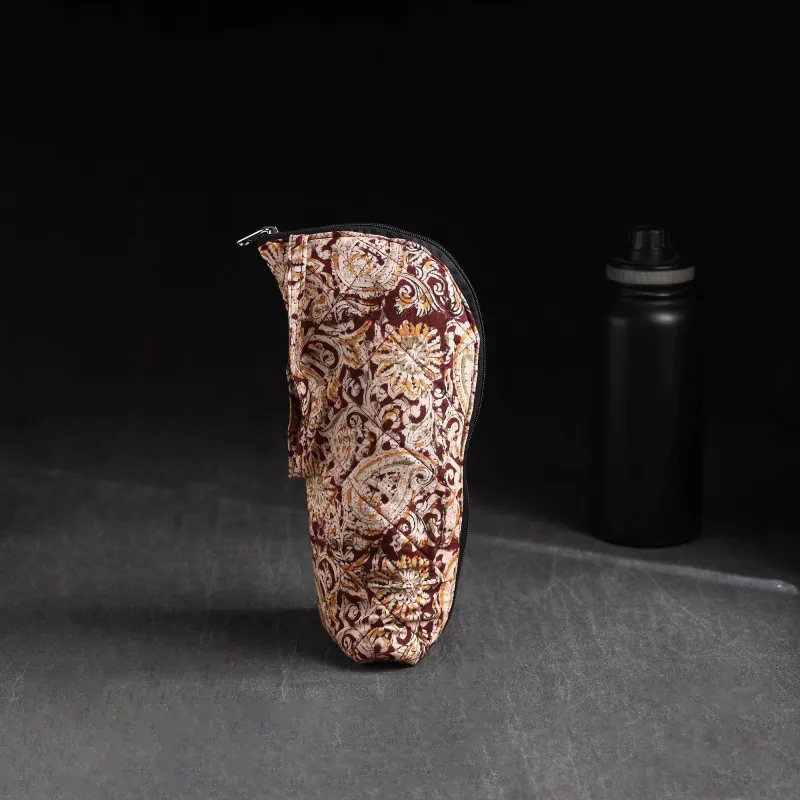 Maroon - Handmade 1L Water Bottle Cover 05 sold by Itokri