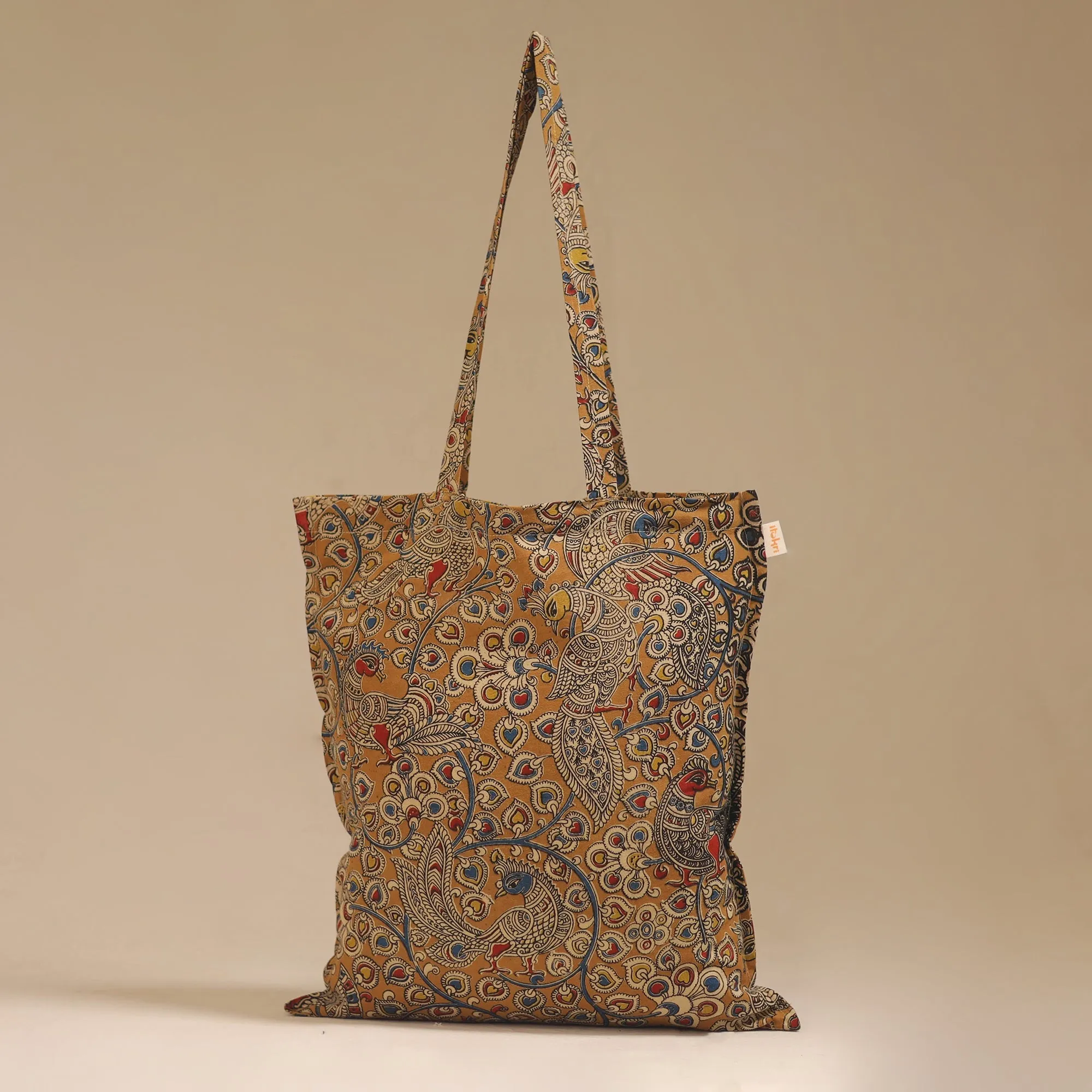 Yellow - Handcrafted Fabric Jhola Bag 27 sold by Itokri product image thumbnail 2