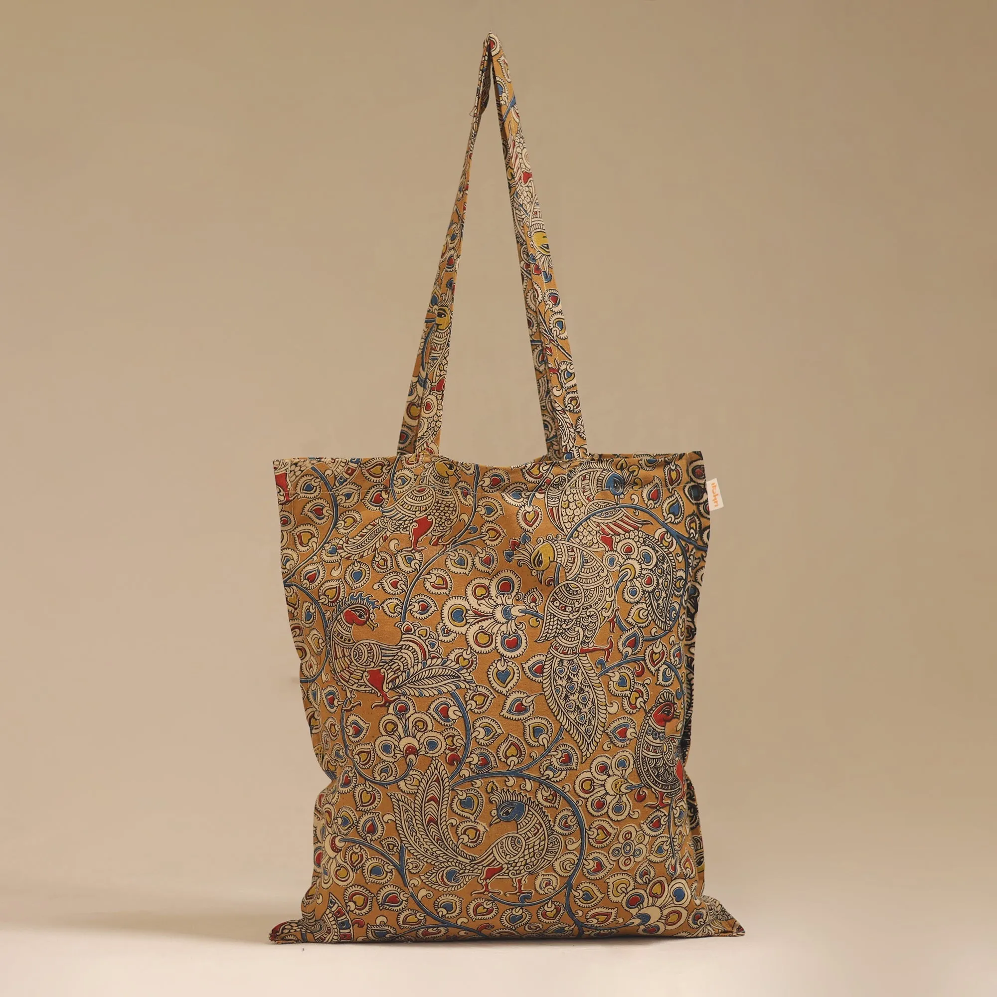 Yellow - Handcrafted Fabric Jhola Bag 27 sold by Itokri