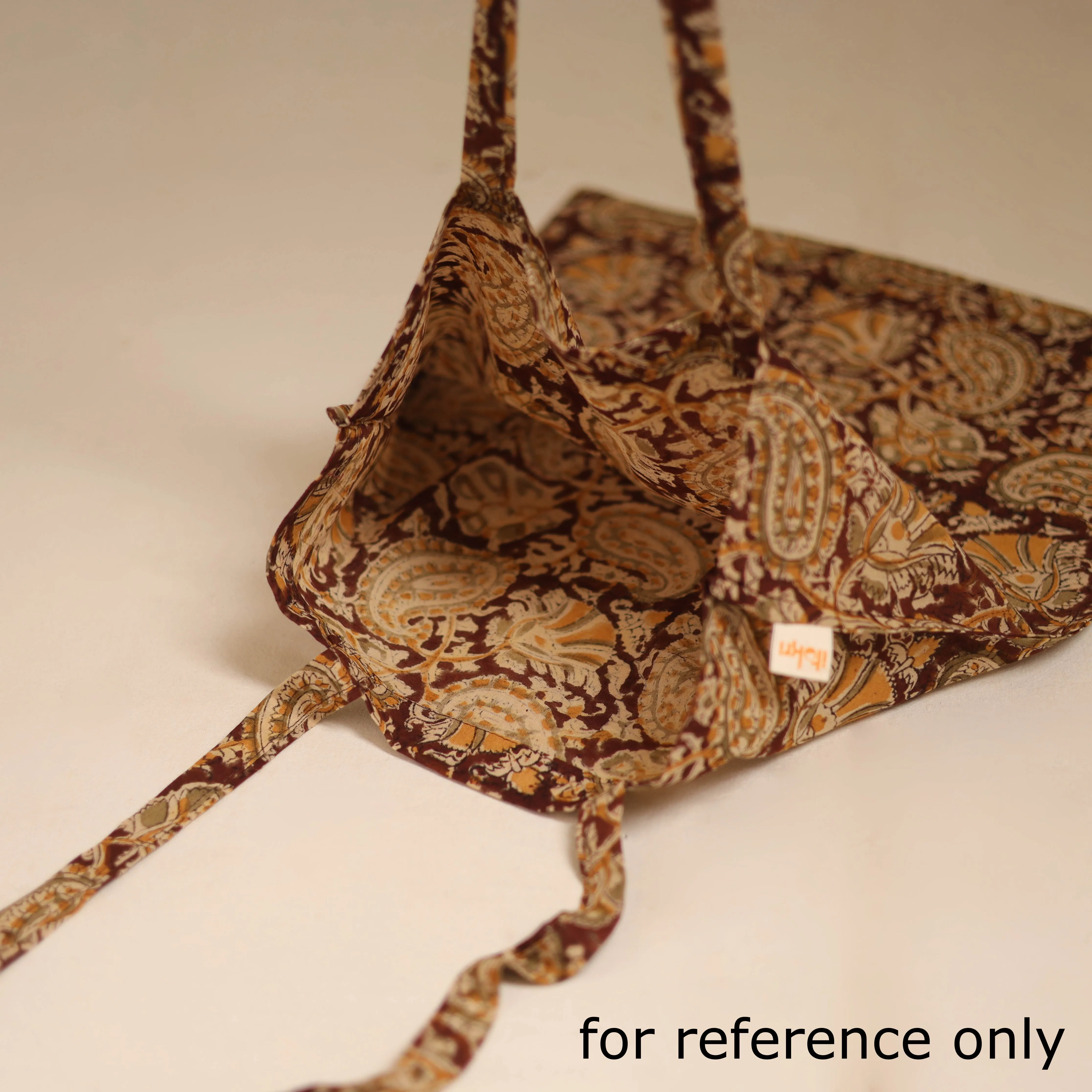 Yellow - Handcrafted Fabric Jhola Bag 27 sold by Itokri product image thumbnail 3
