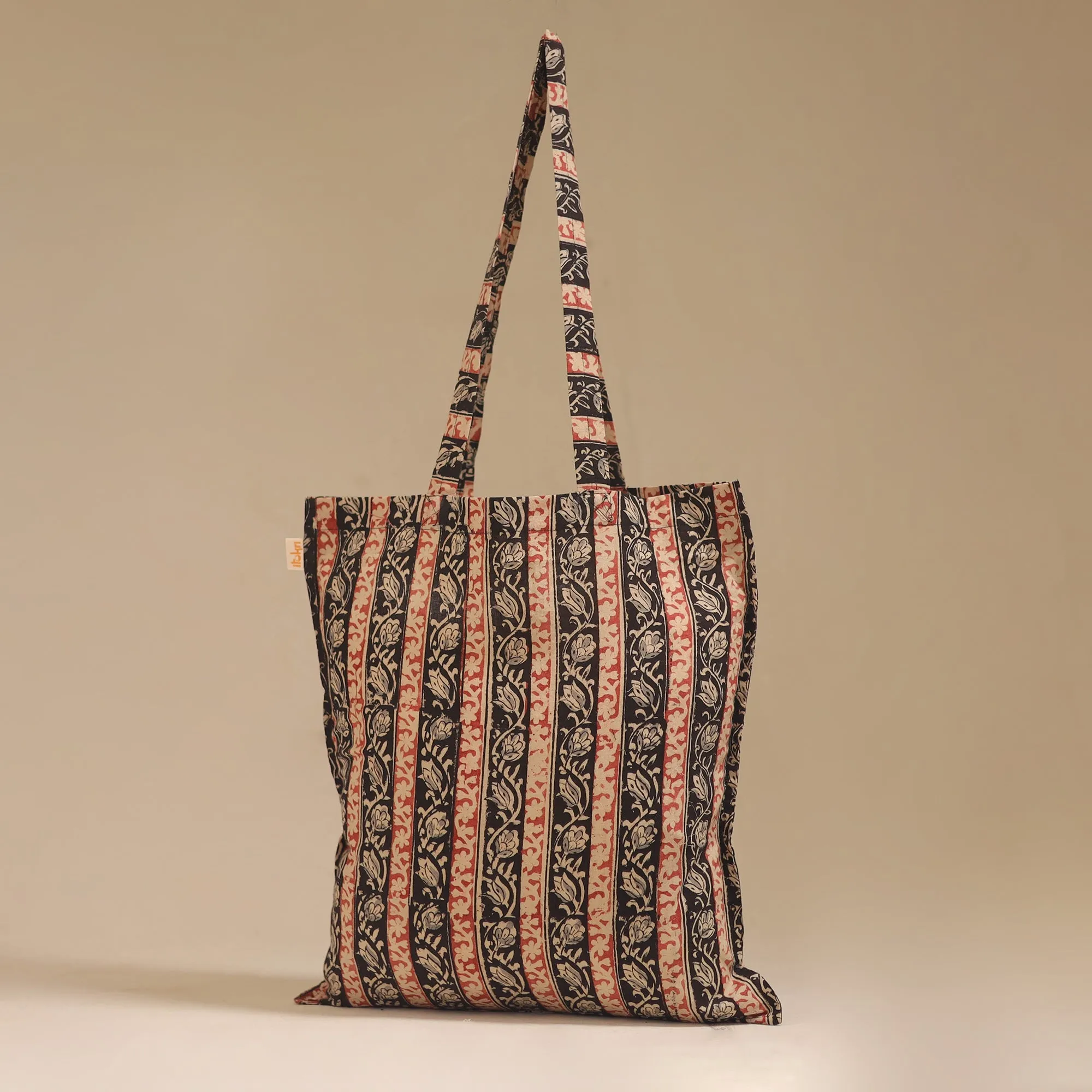 Black - Handcrafted Fabric Jhola Bag 23 sold by Itokri product image thumbnail 2