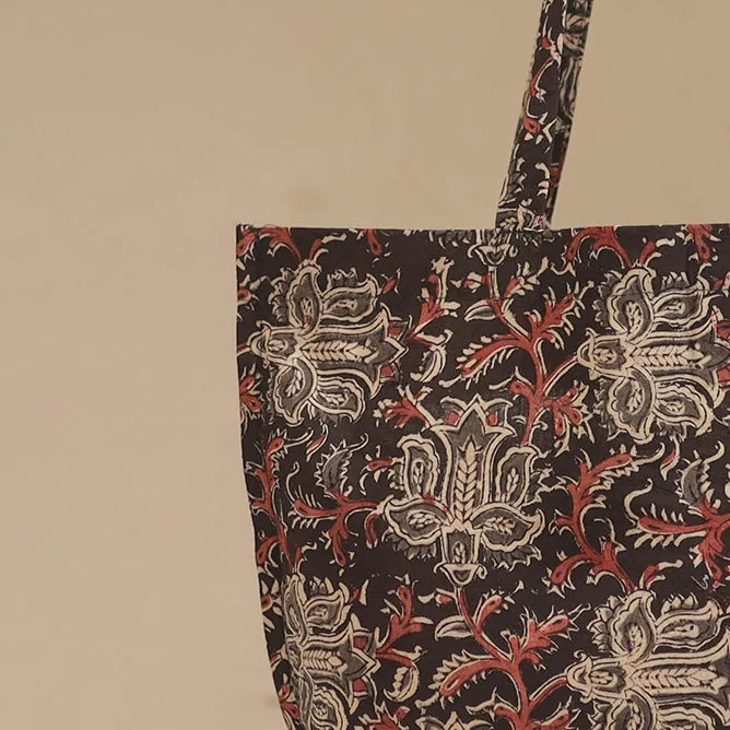 Black - Handcrafted Fabric Jhola Bag 06 sold by Itokri product image thumbnail 2